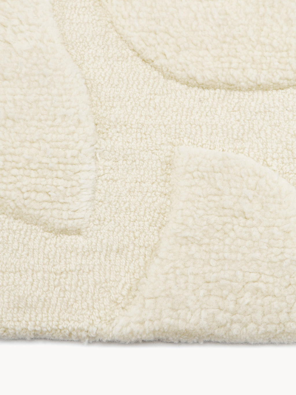 Clio High-Low Wool Rug, Hand-Woven