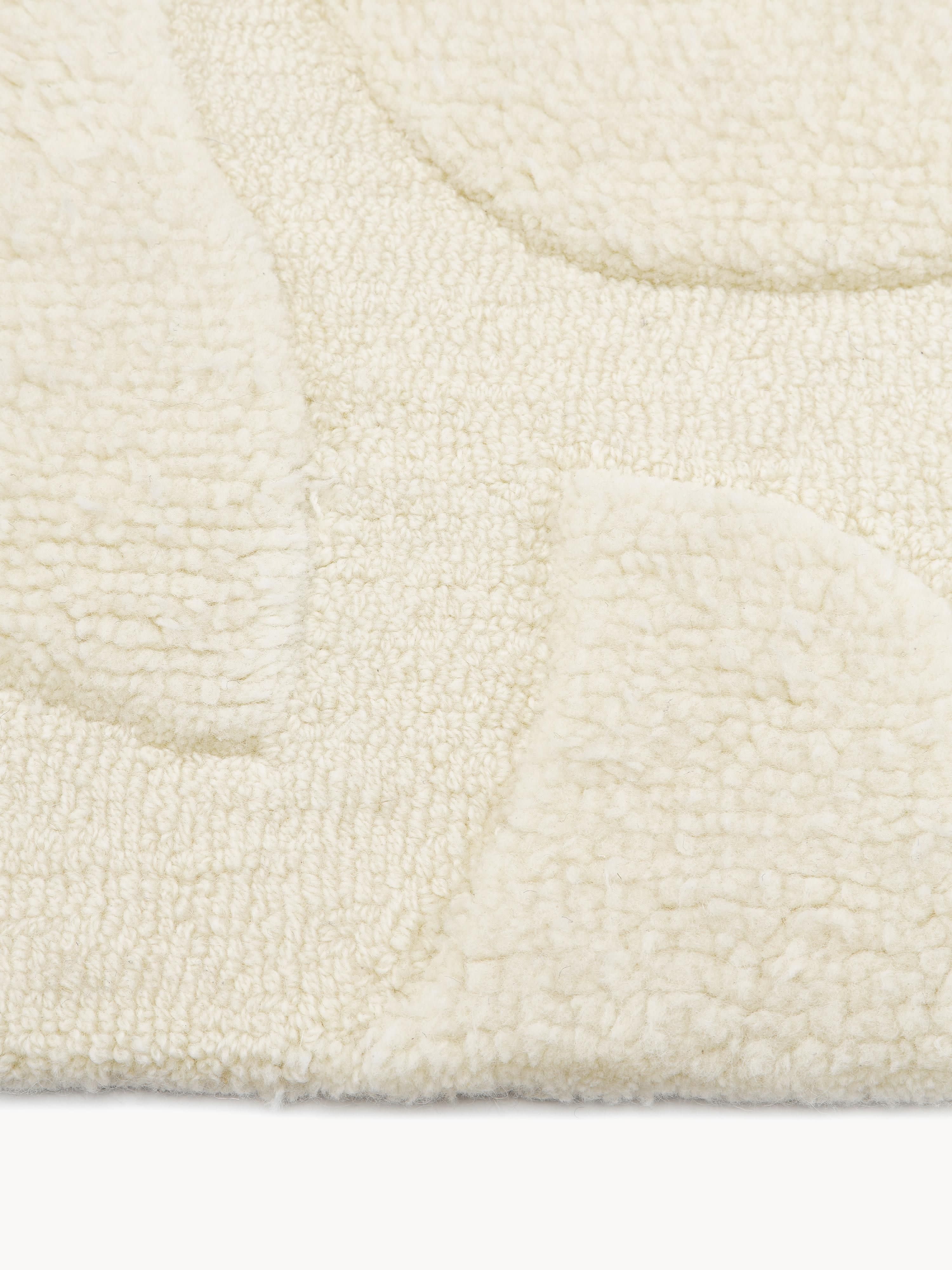 Clio High-Low Wool Rug, Hand-Woven