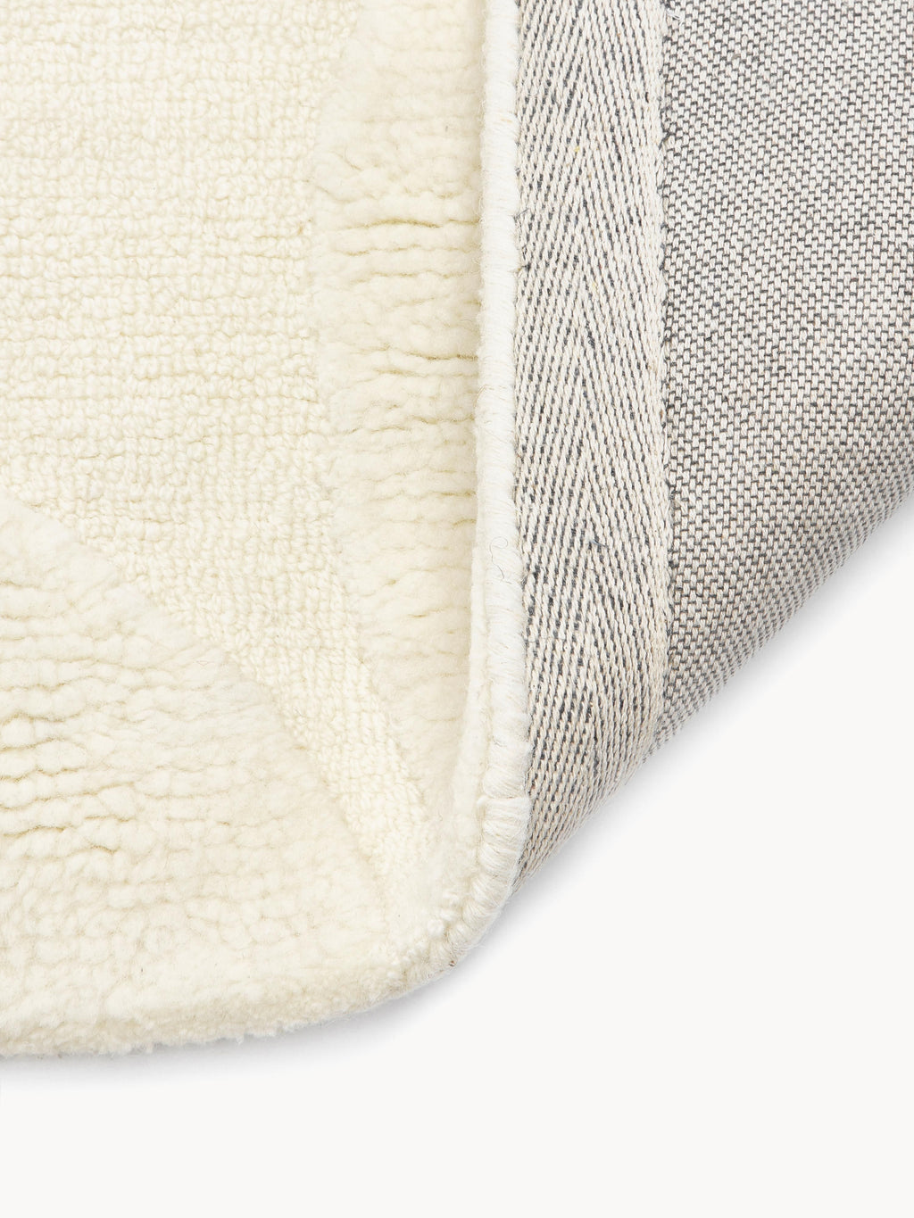 Clio High-Low Wool Rug, Hand-Woven