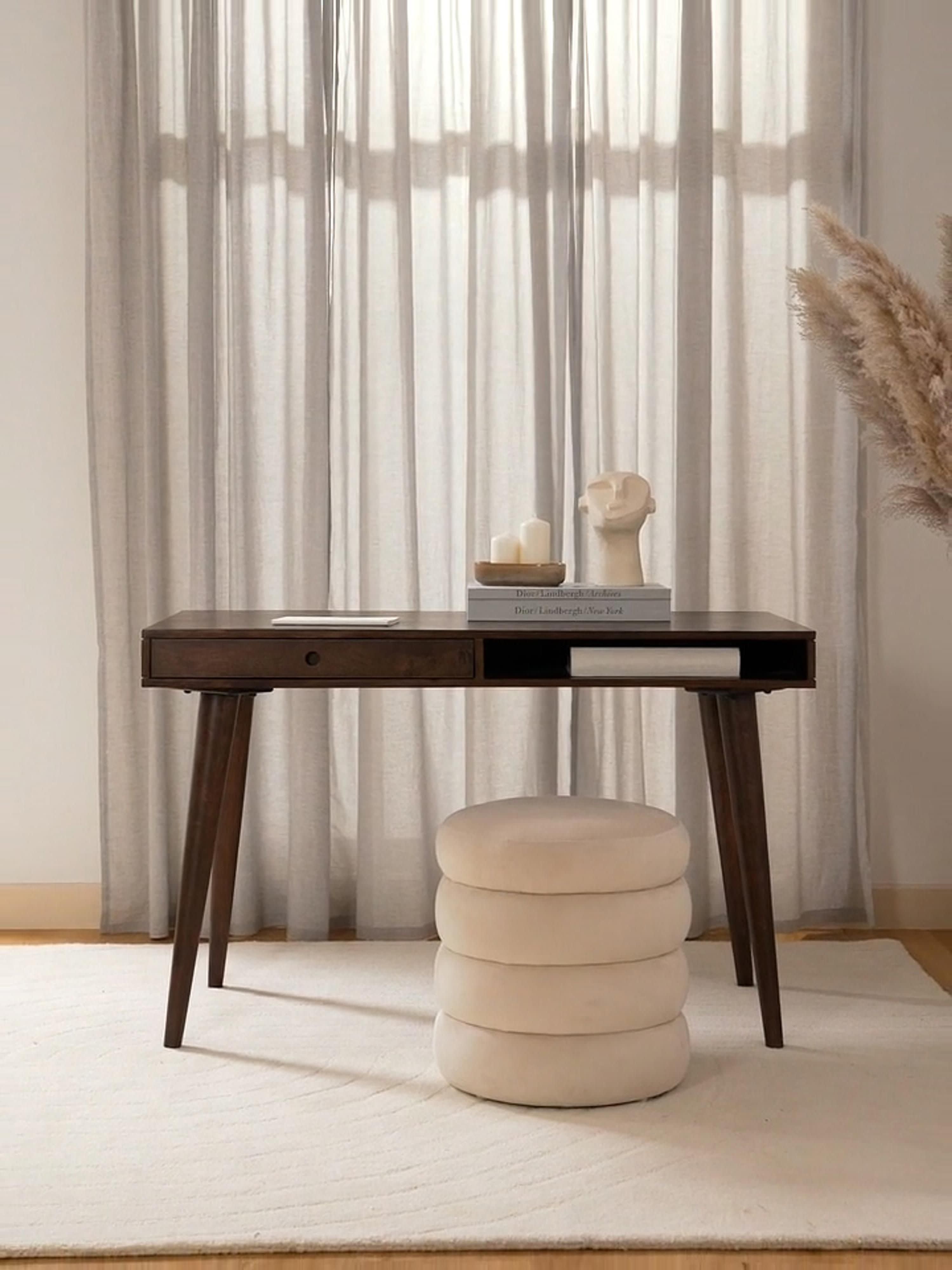Wooden Desk Tova with Drawer