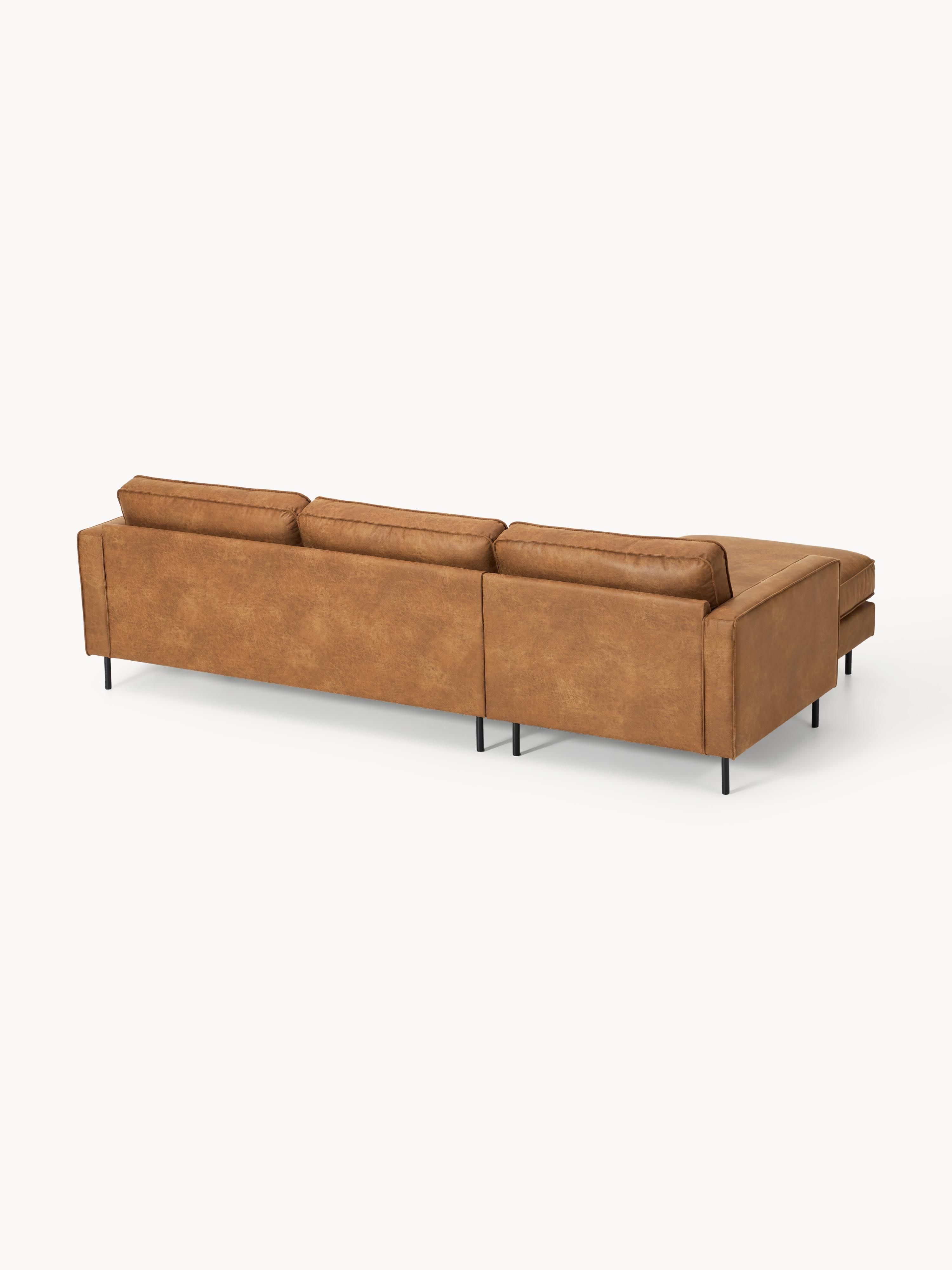 Hunter Leather Corner Sofa (3-seater)