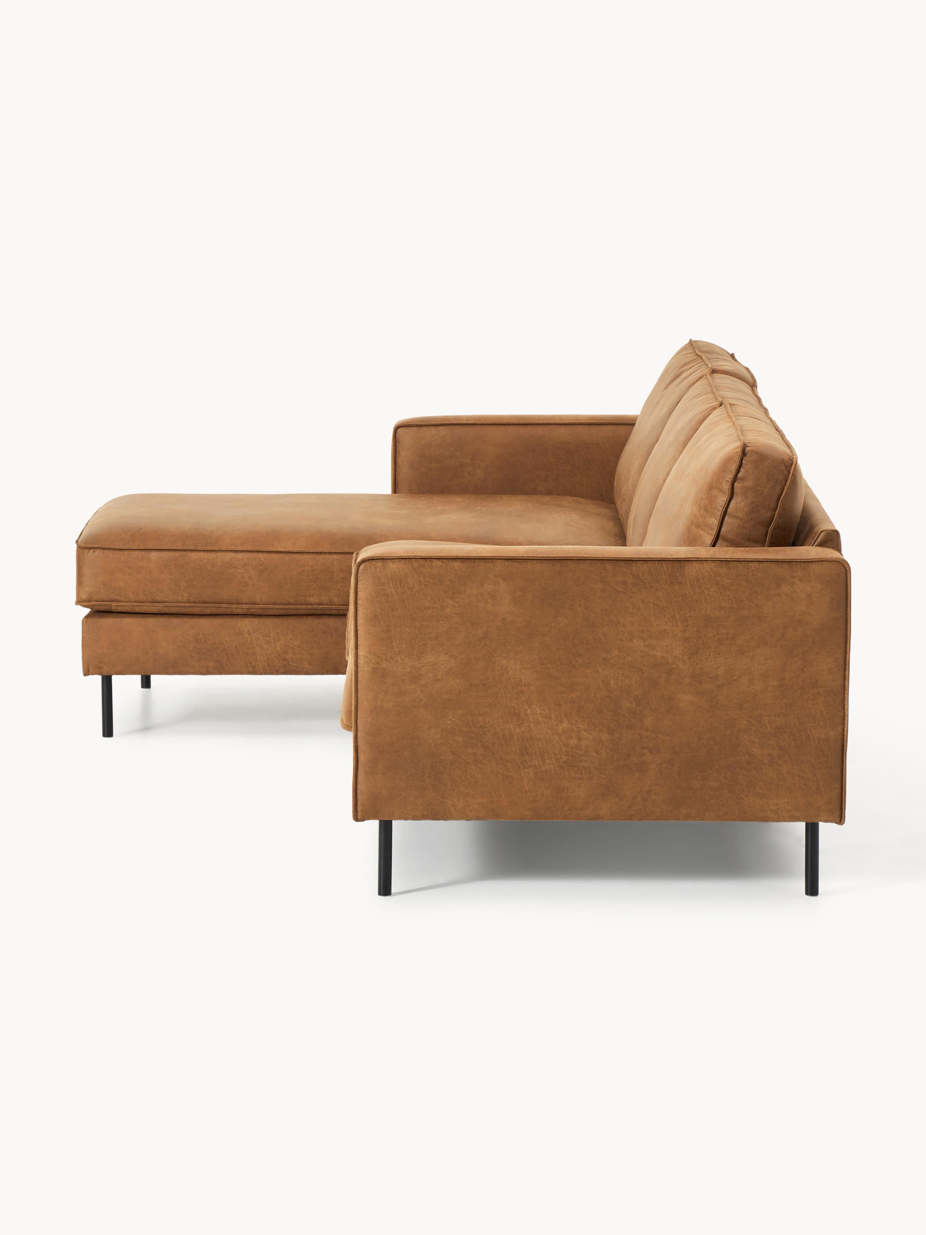Hunter Leather Corner Sofa (3-seater)