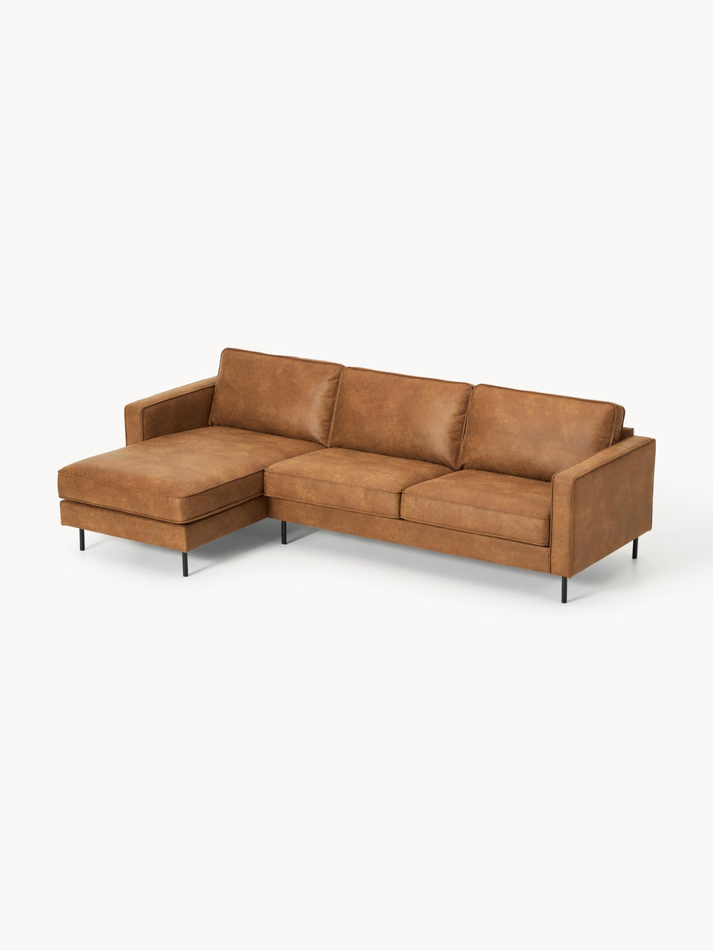 Hunter Leather Corner Sofa (3-seater)