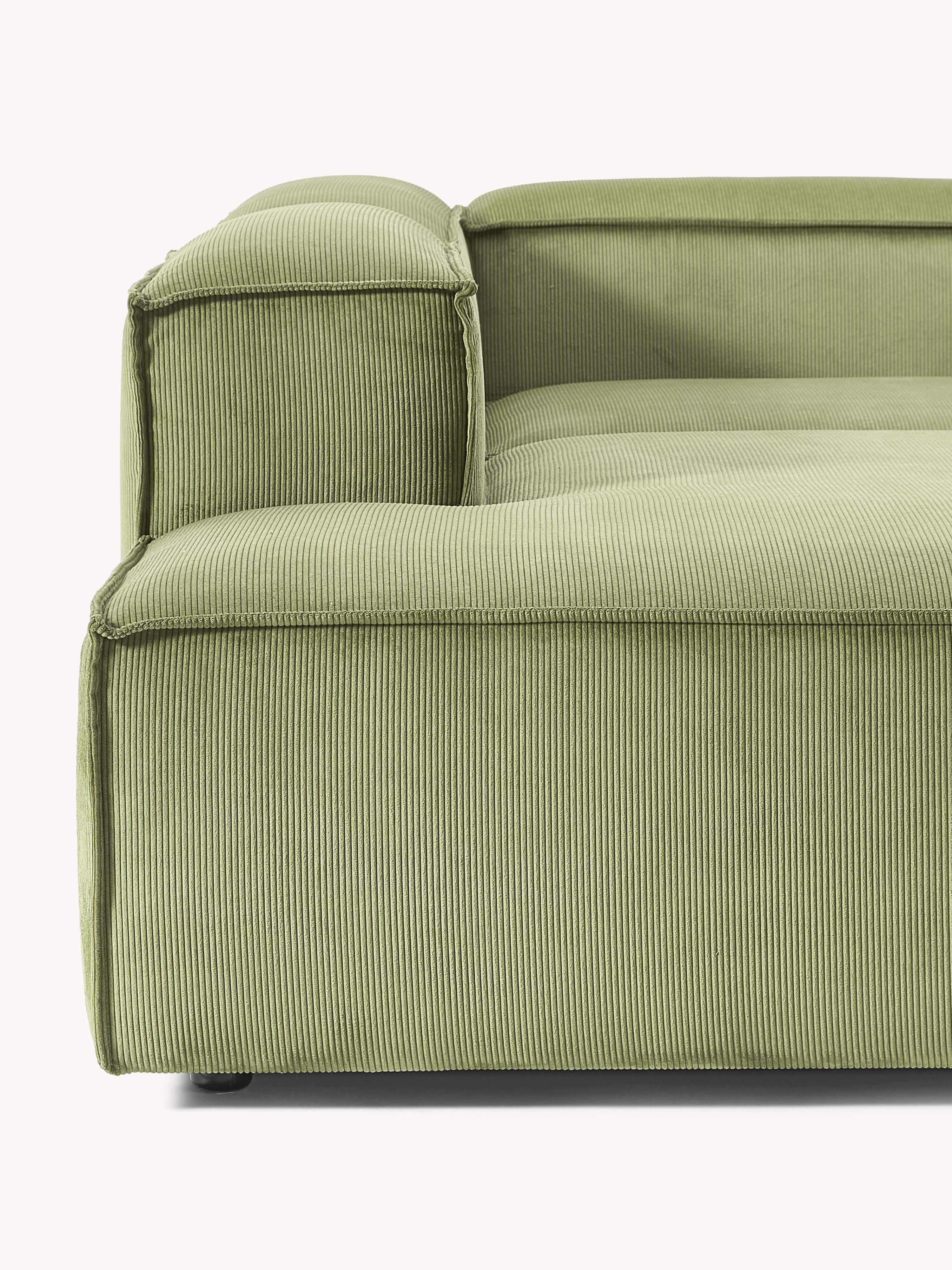 Lennon Corduroy Modular Corner Sofa (4-seater)
