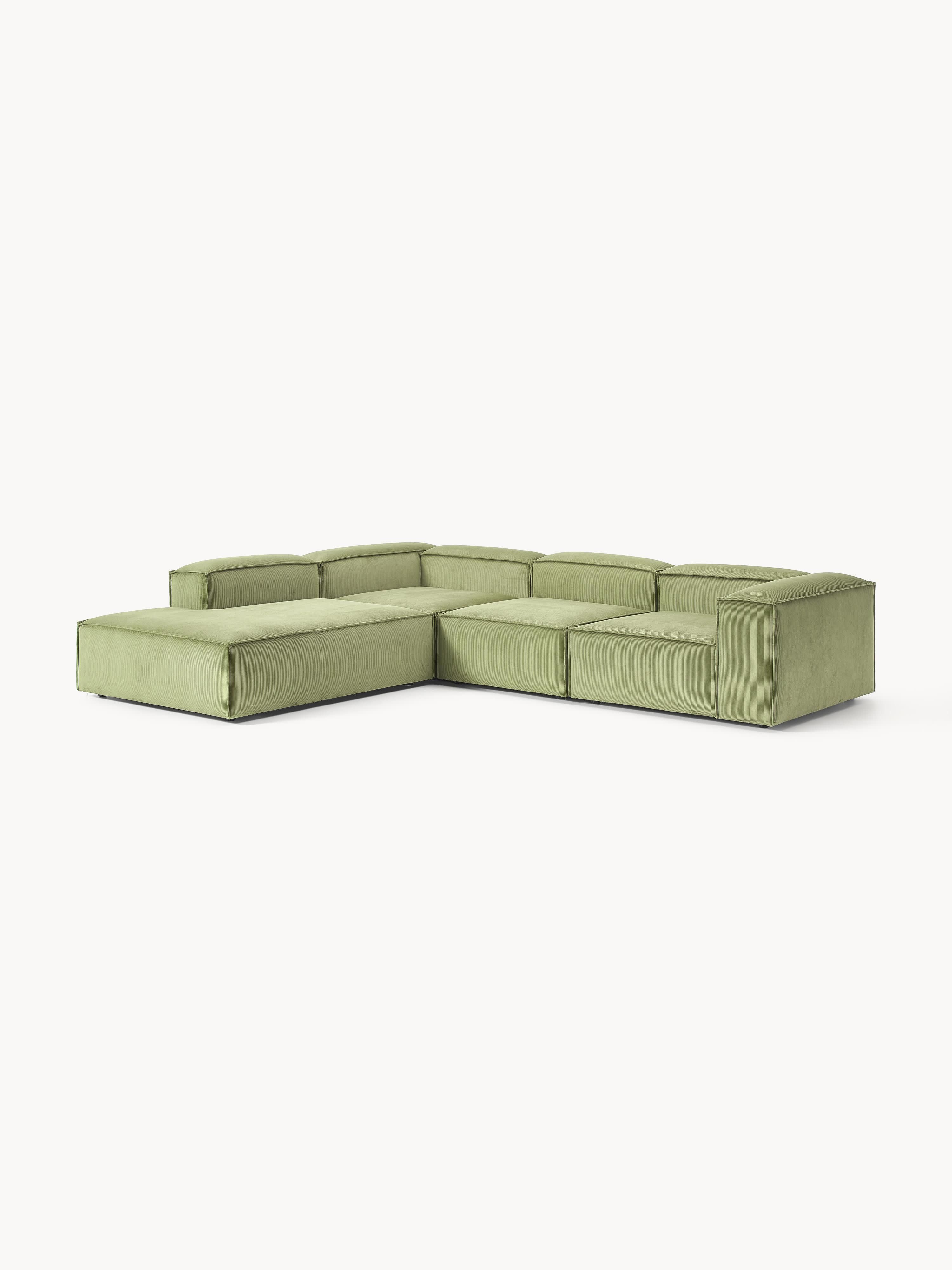 Lennon Corduroy Modular Corner Sofa (4-seater)