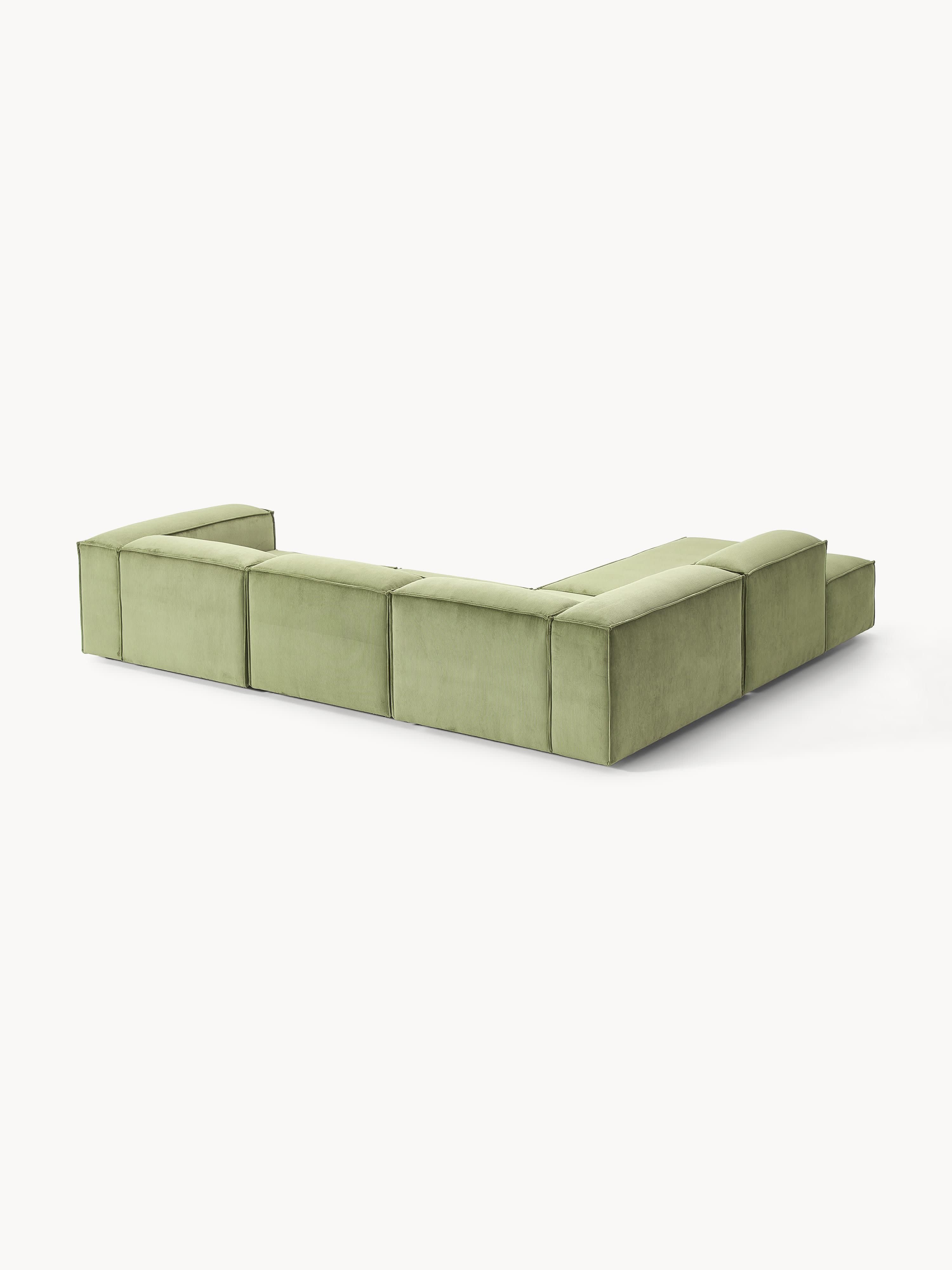 Lennon Corduroy Modular Corner Sofa (4-seater)