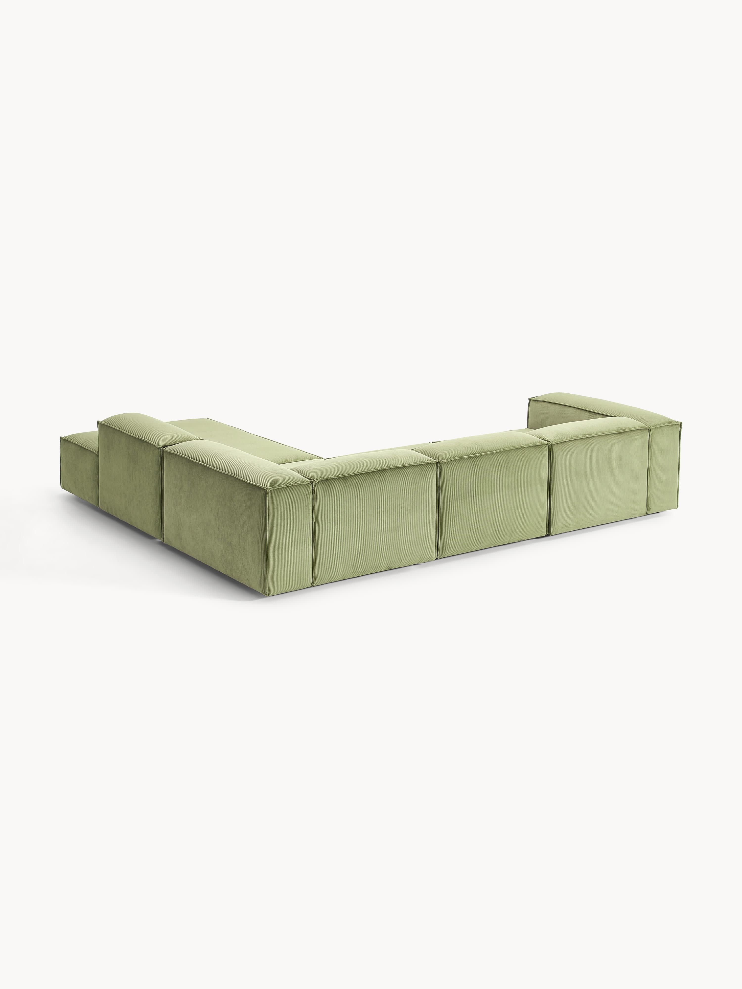 Lennon Corduroy Modular Corner Sofa (4-seater)