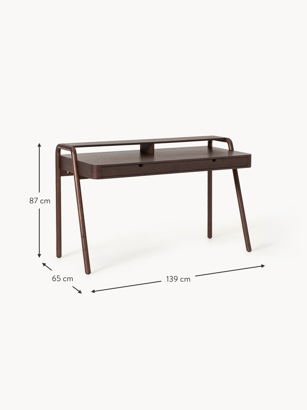 Evrak Desk with Drawers