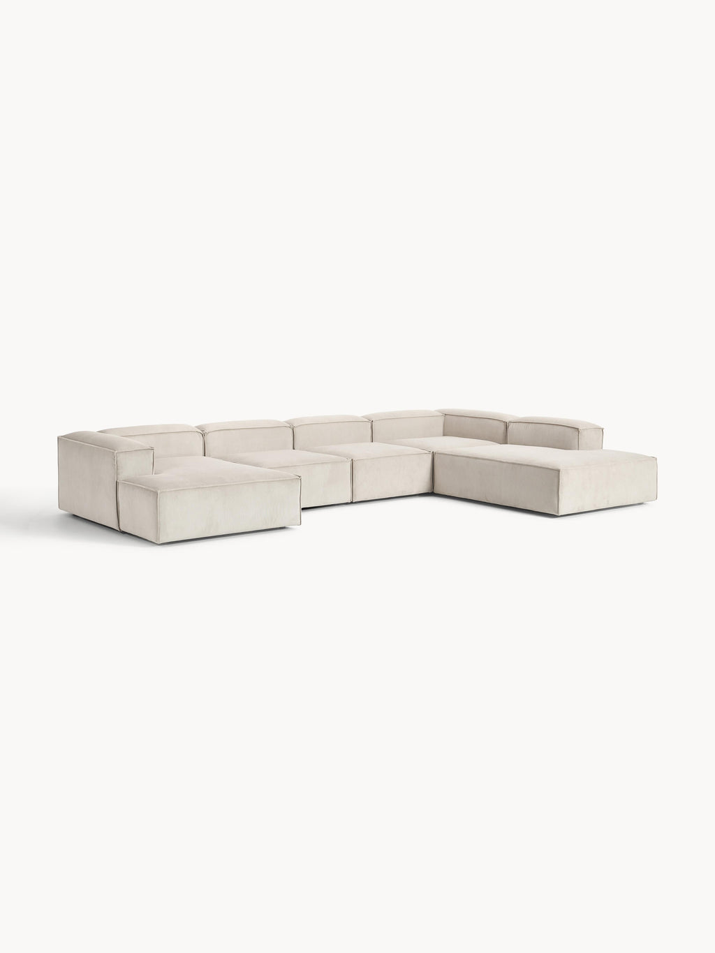 Gallery image 1 - XL Corduroy Modular Sofa Lennon