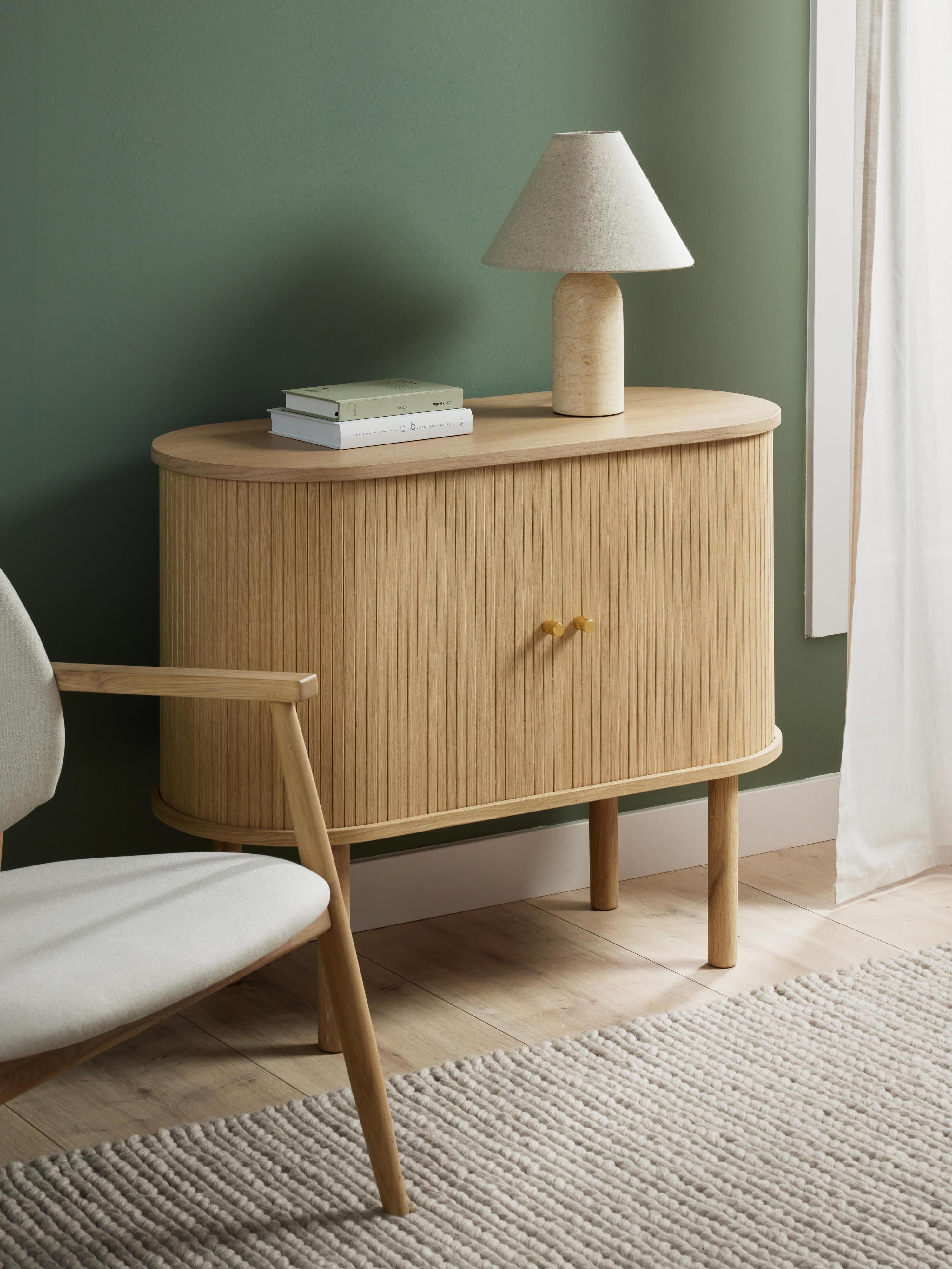 Calary Small Sideboard with Fluted Front