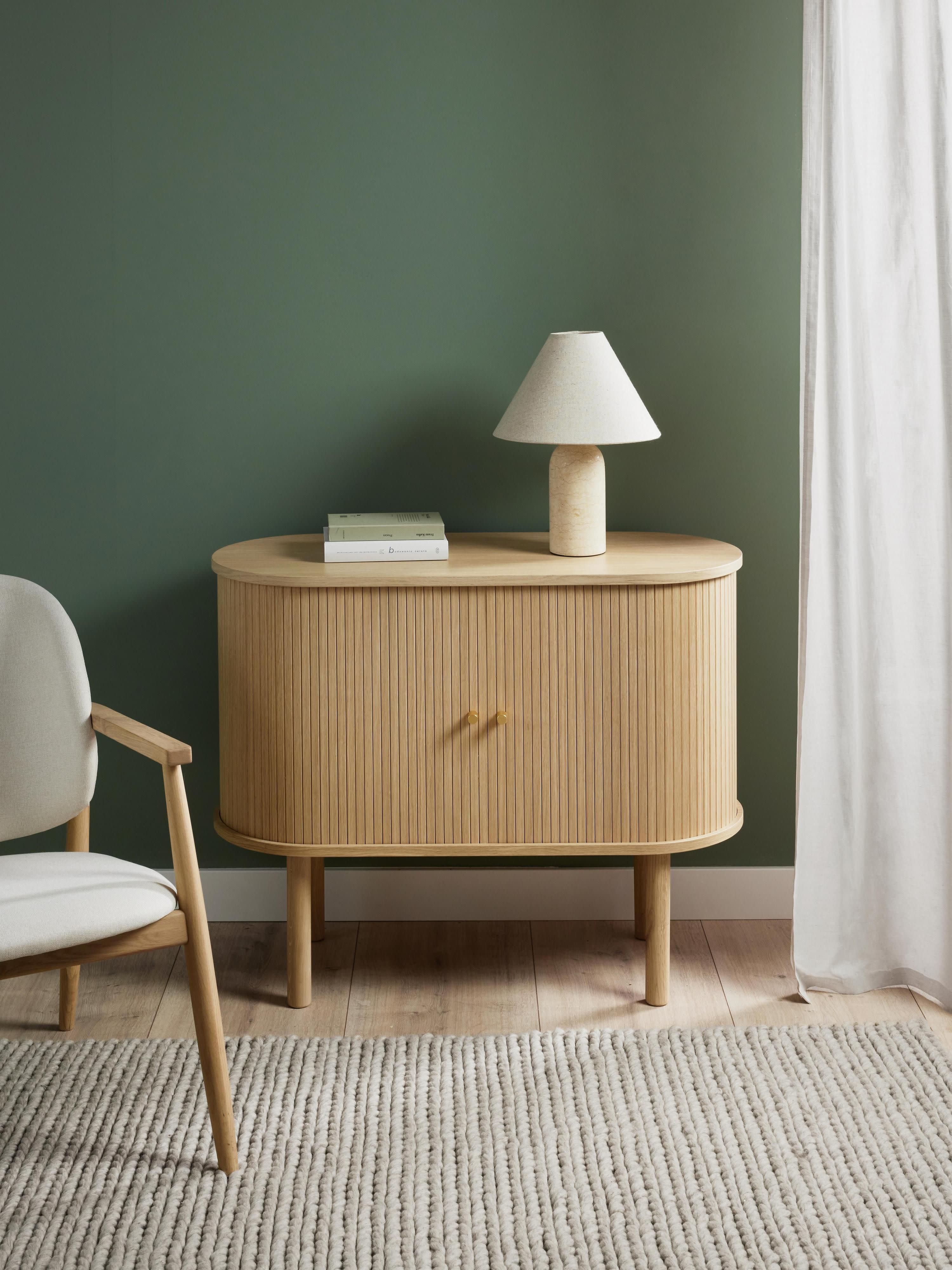 Calary Small Sideboard with Fluted Front
