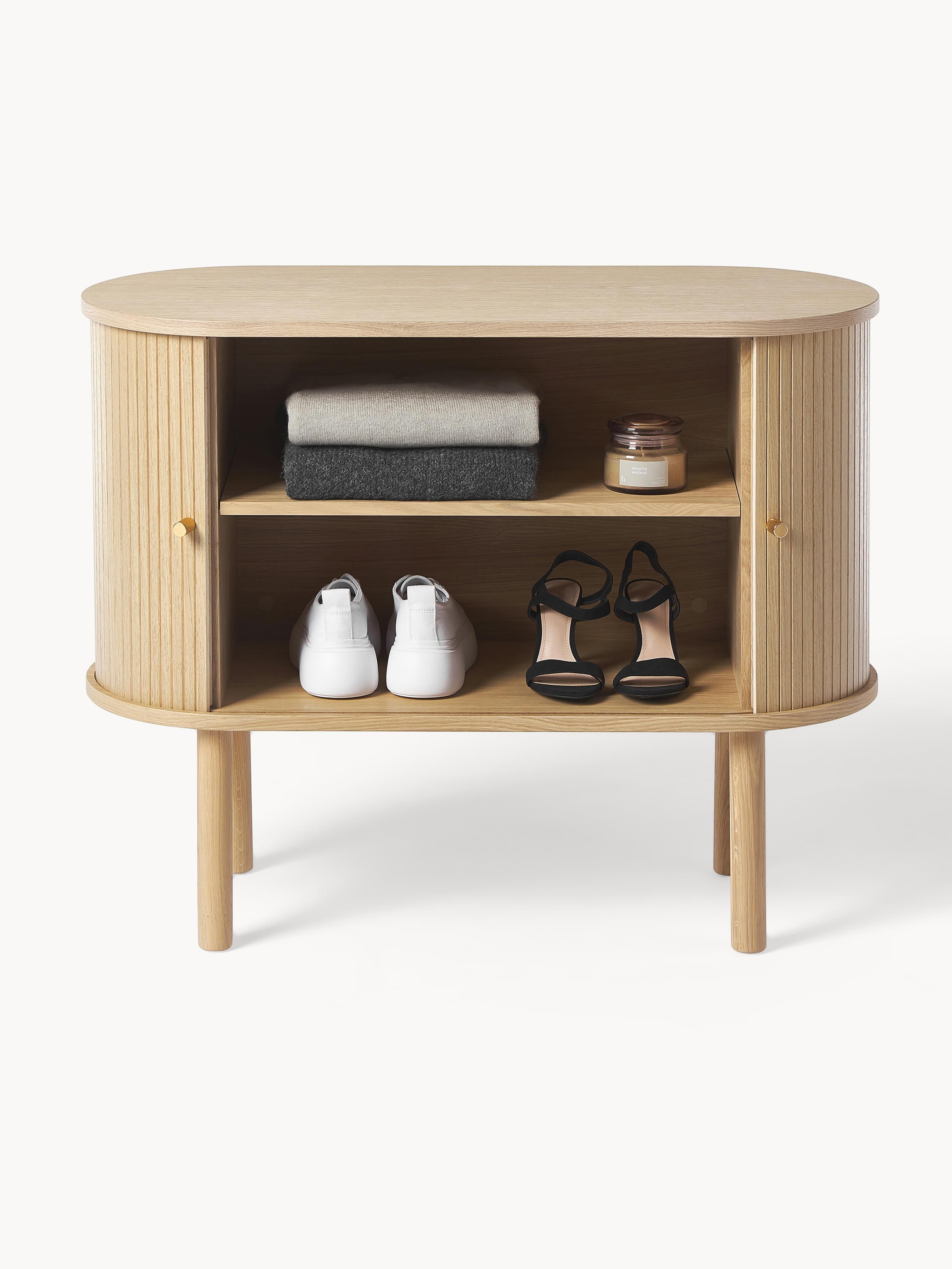 Calary Small Sideboard with Fluted Front