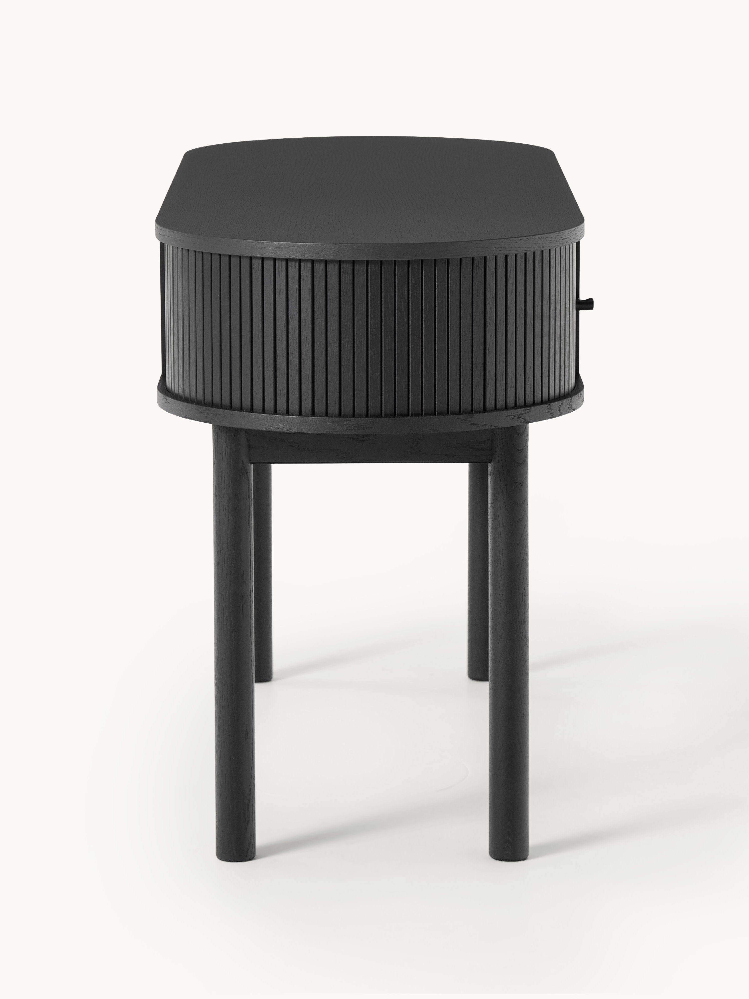 Calary Desk with Fluted Front