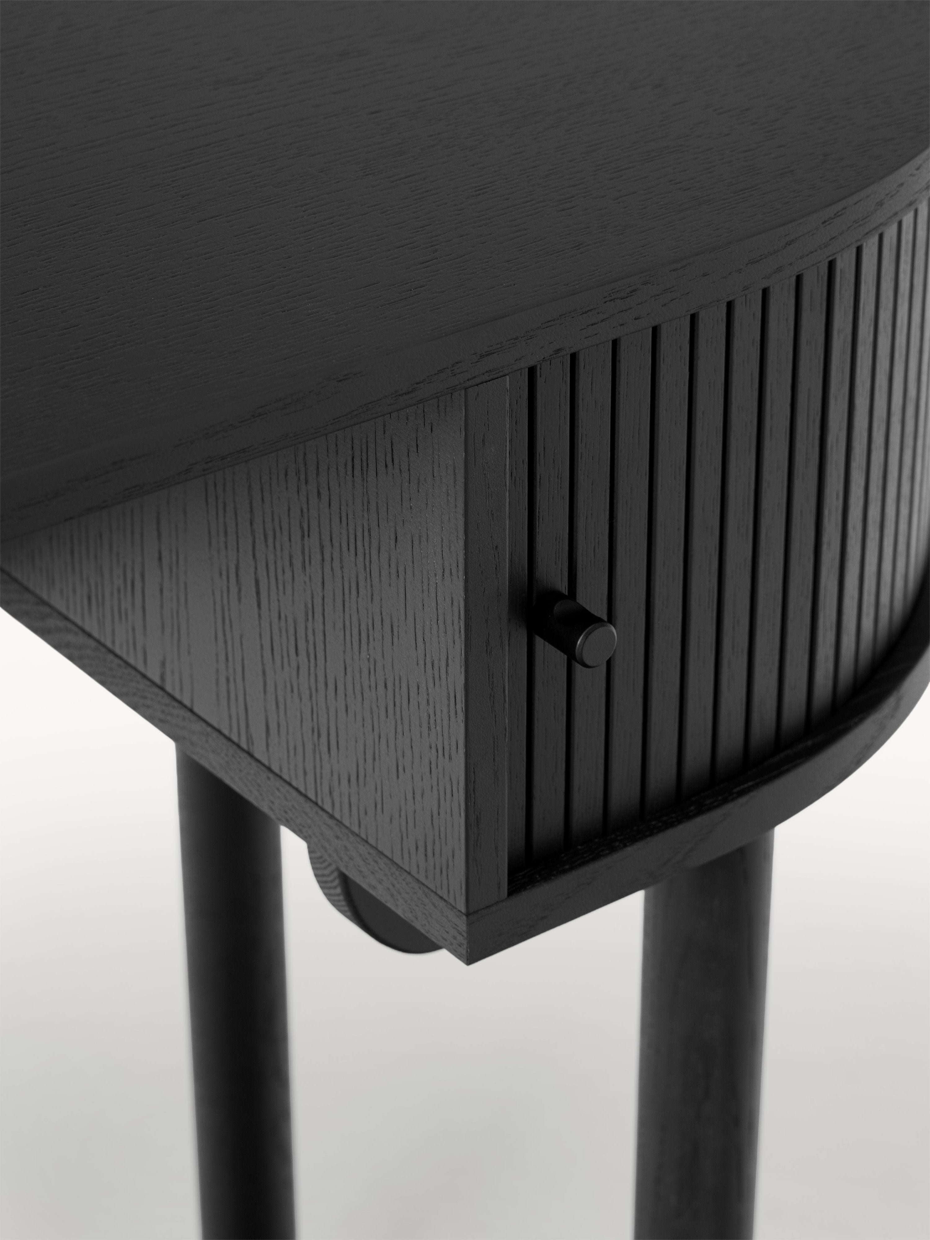 Calary Desk with Fluted Front