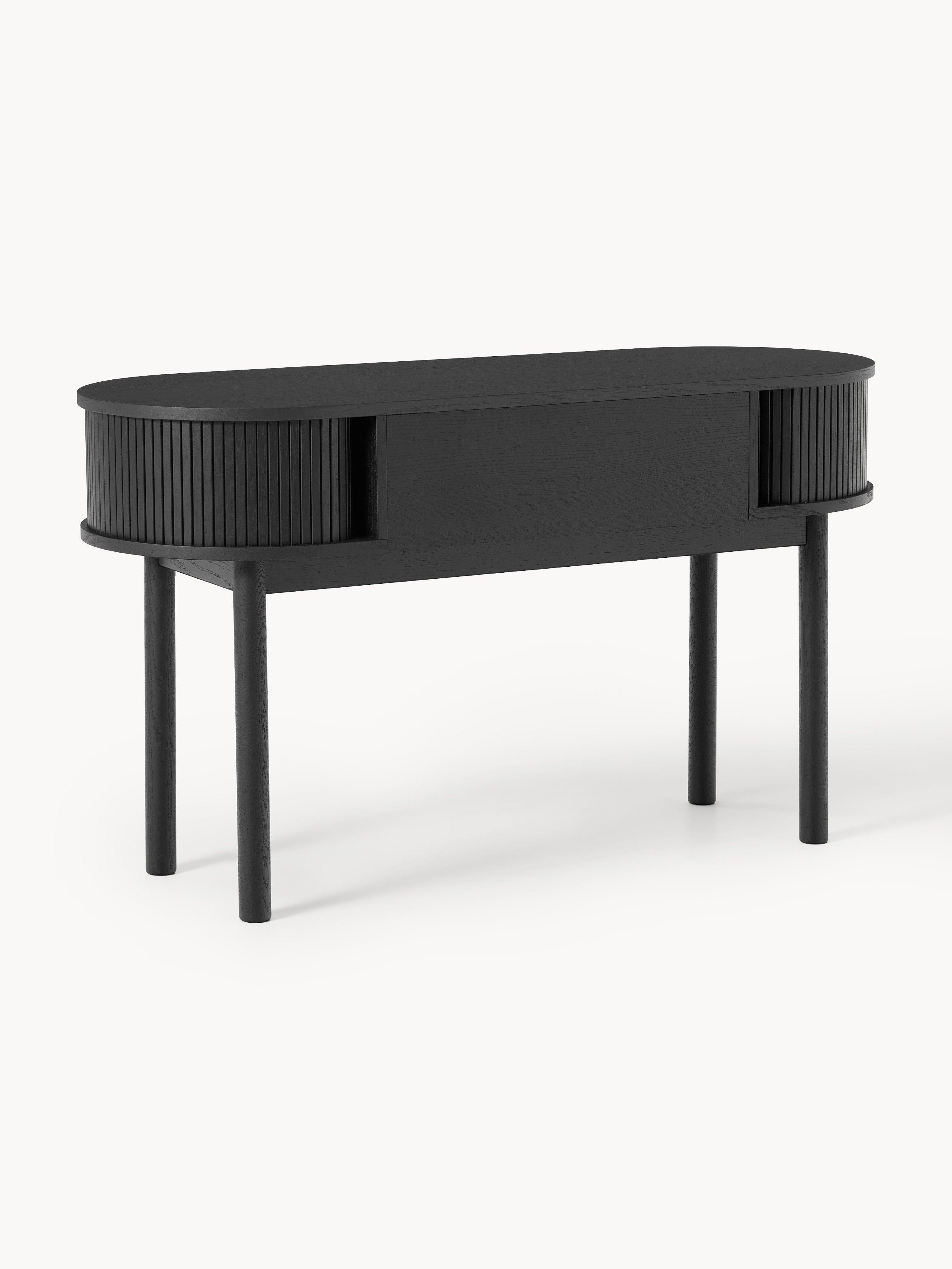 Calary Desk with Fluted Front