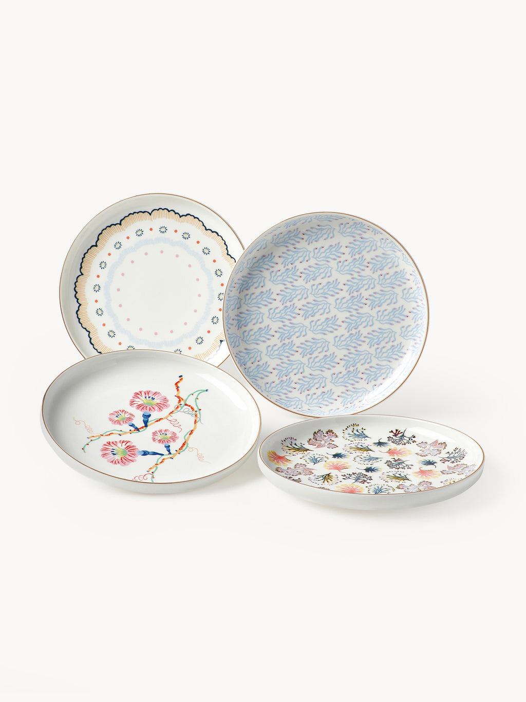 Flamboyant Tableware Set, 4 People, Set of 12