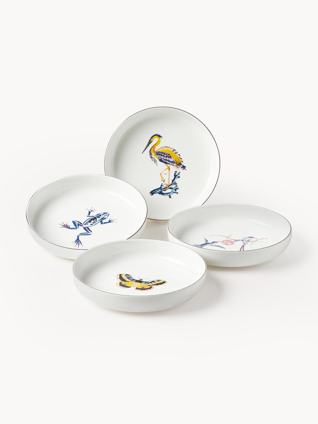 Flamboyant Tableware Set, 4 People, Set of 12