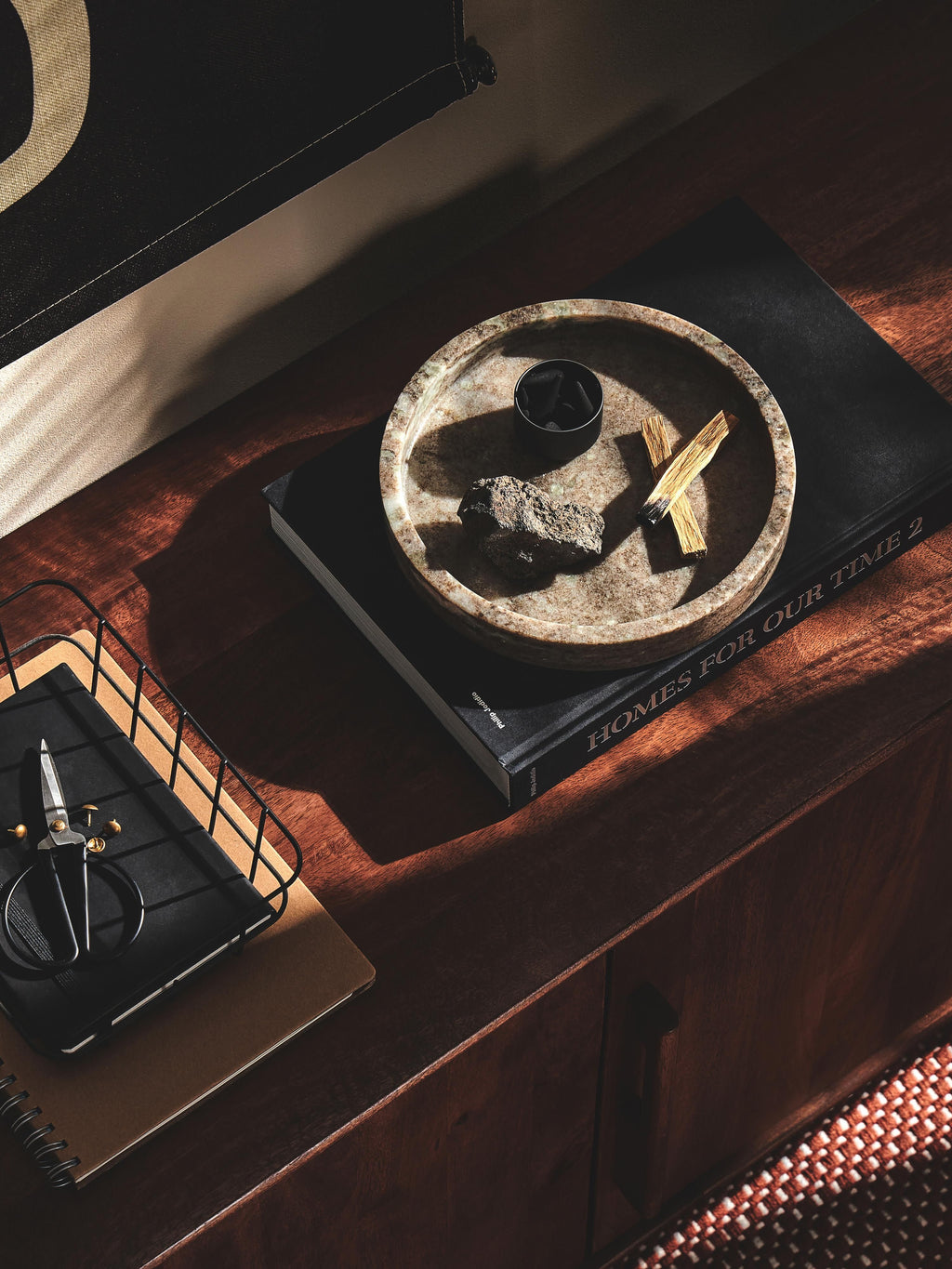 Venice Decorative Marble Tray, Ø 25 cm