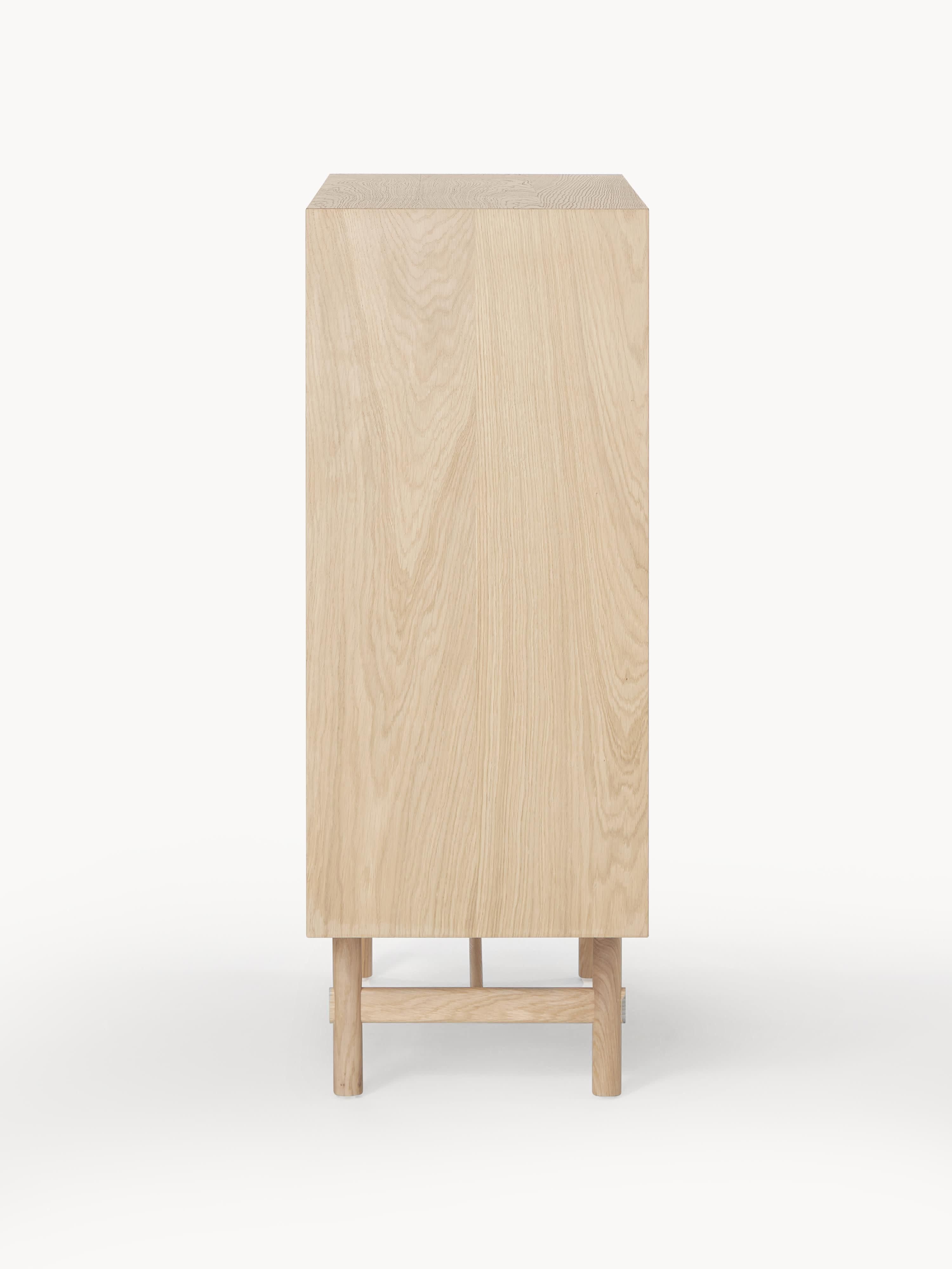 Diana Oak Wood Highboard