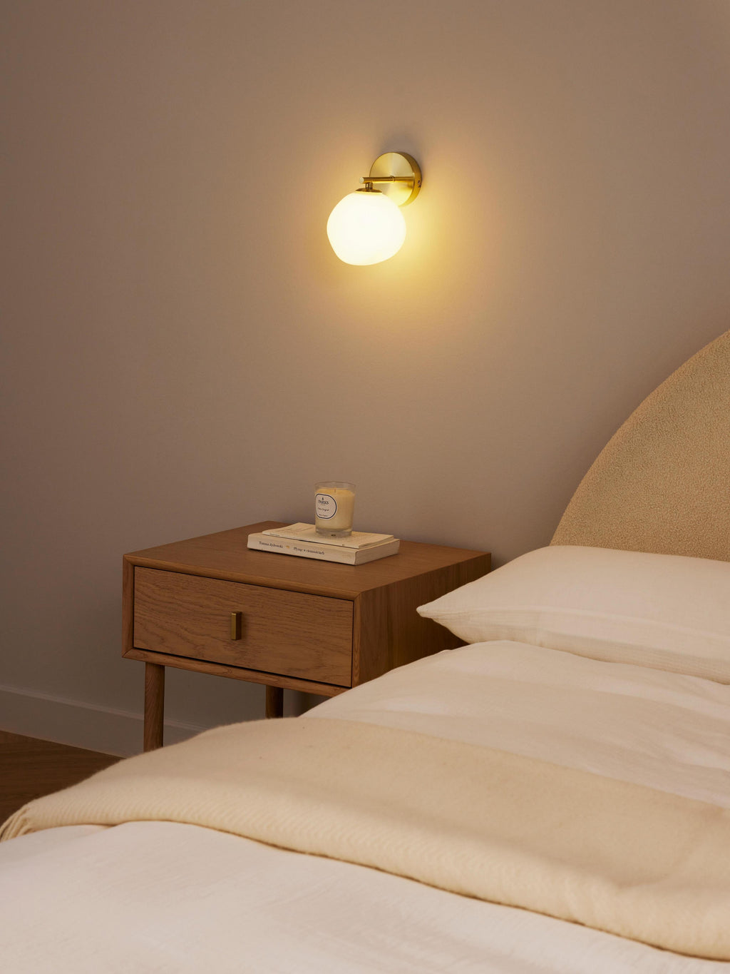 Josie Opal Glass Wall Lamp
