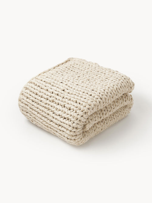 Gallery image 1 - Handmade Chunky Knit Blanket Adyna