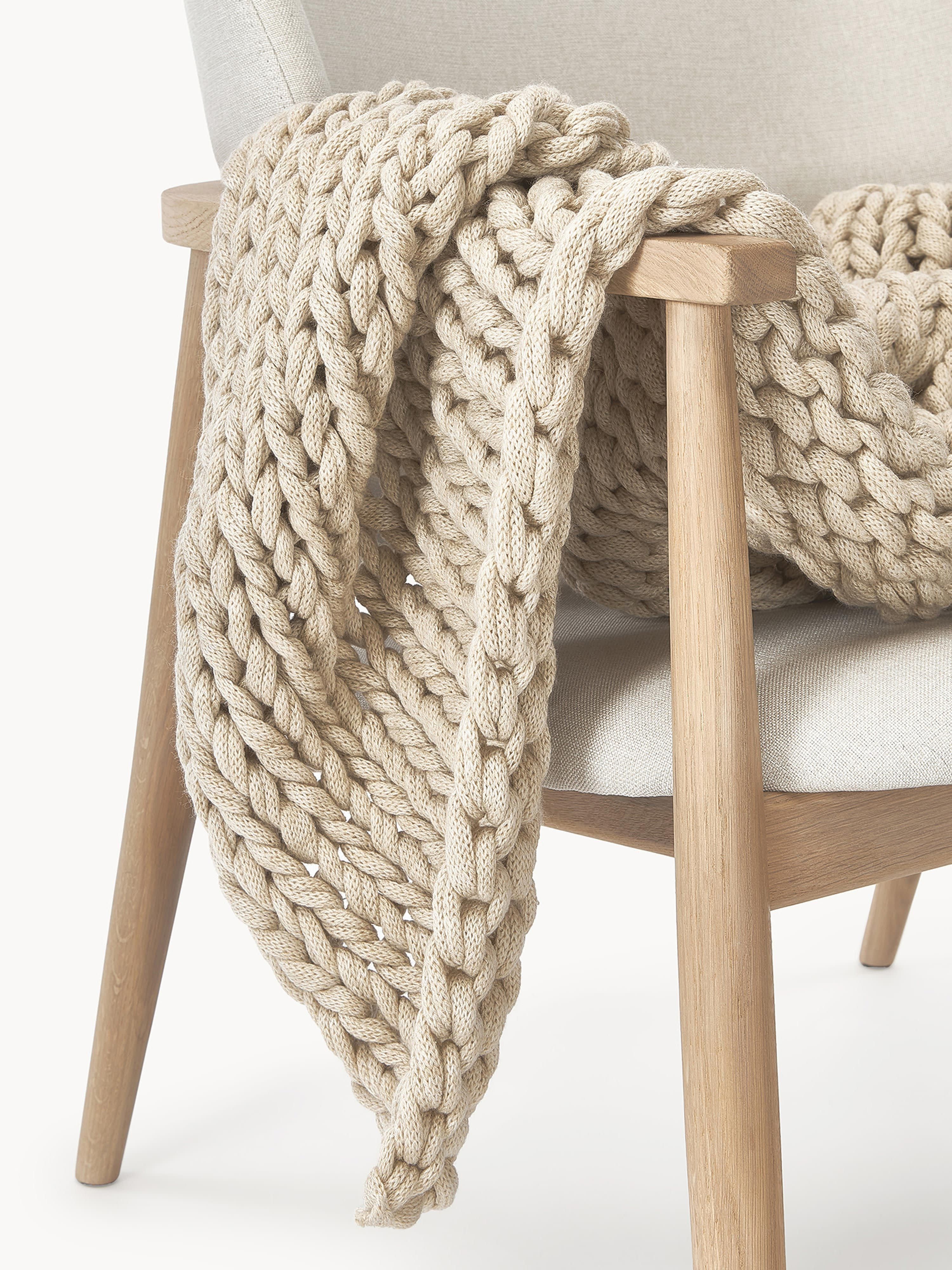 Adyna Handmade Chunky Knit Blanket