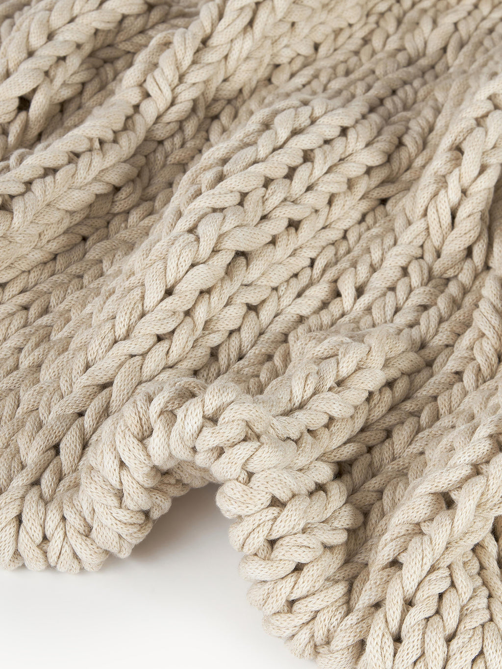 Adyna Handmade Chunky Knit Blanket