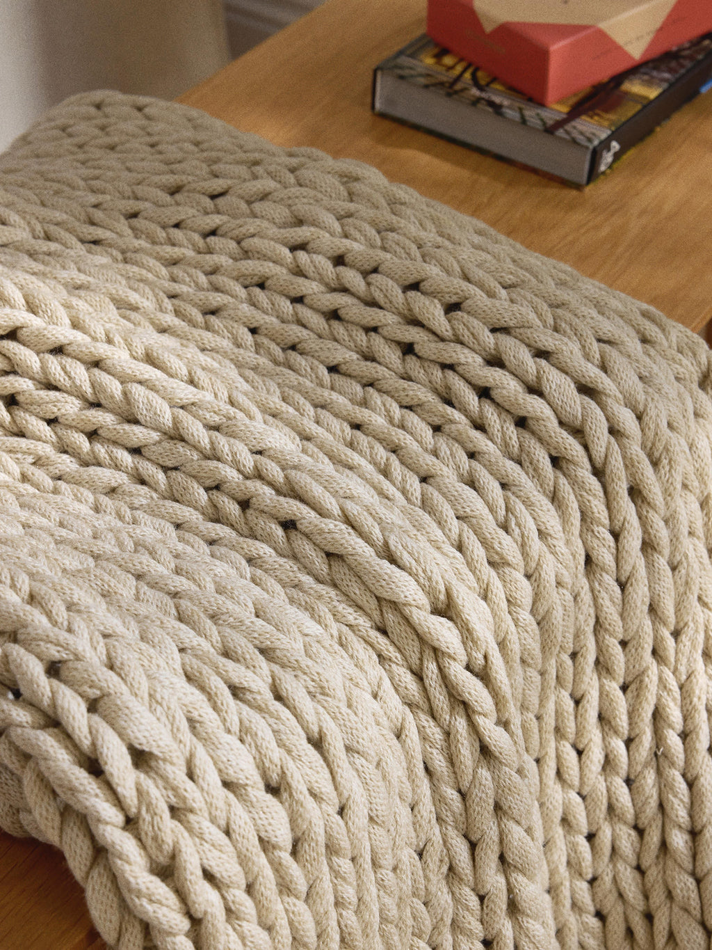 Adyna Handmade Chunky Knit Blanket