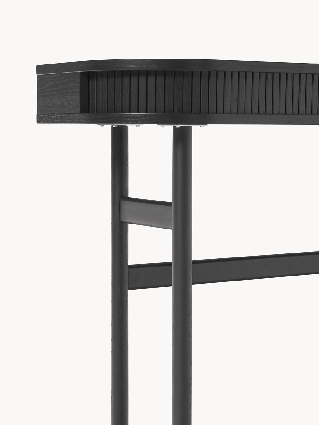 Calary Console Table with Fluted Front
