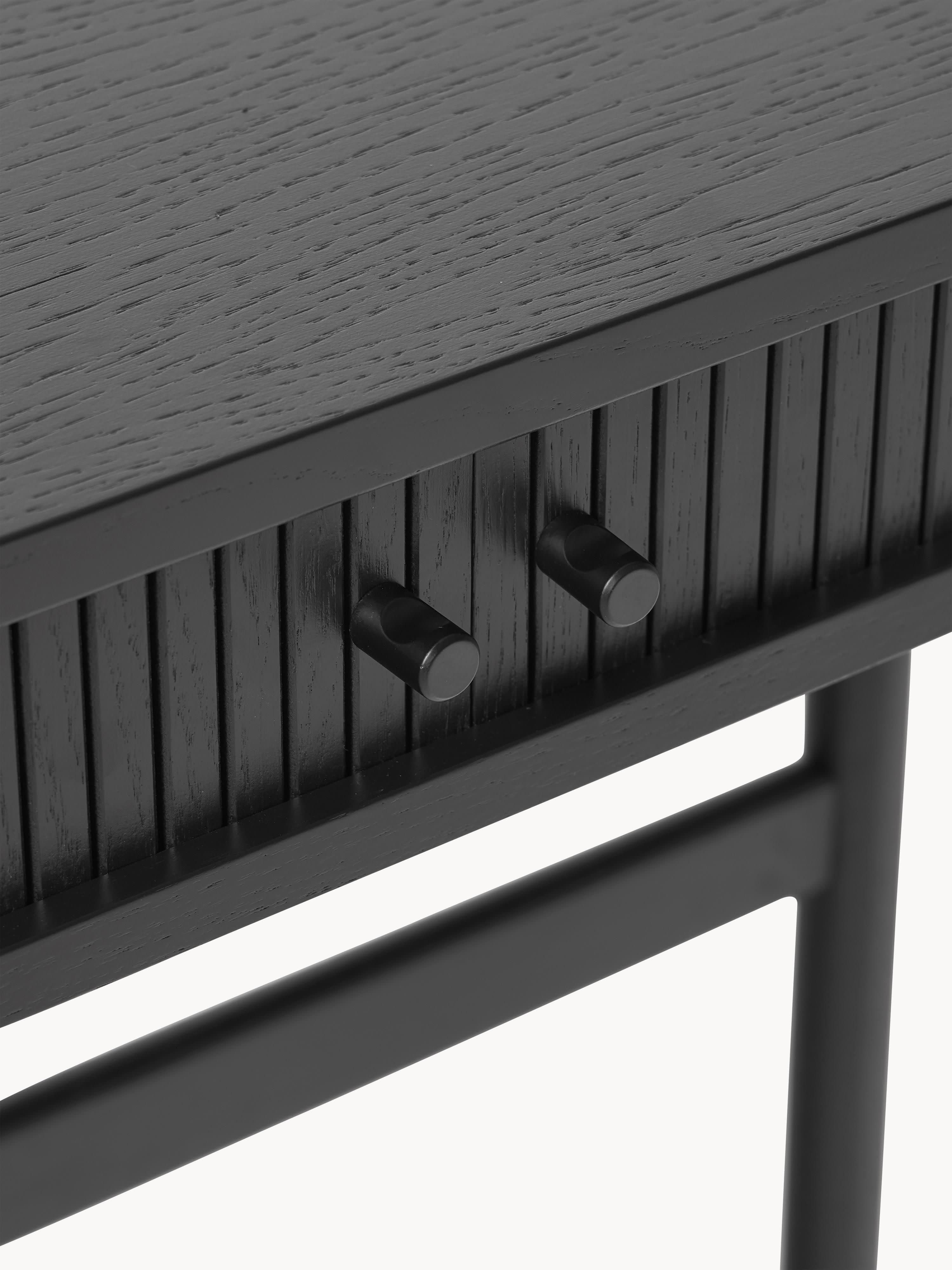 Calary Console Table with Fluted Front