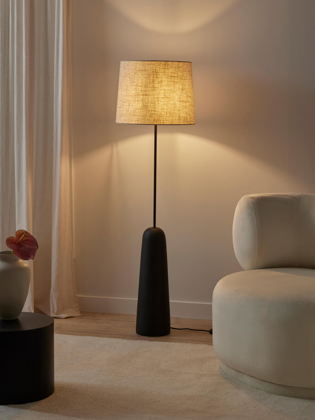 Kaya Floor Lamp with Concrete Base