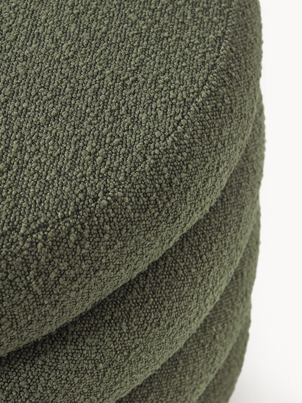 Alto XL Bouclé Upholstered Stool with Storage Space