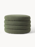 Gallery image 1 - XL Bouclé Upholstered Stool Alto with Storage Space