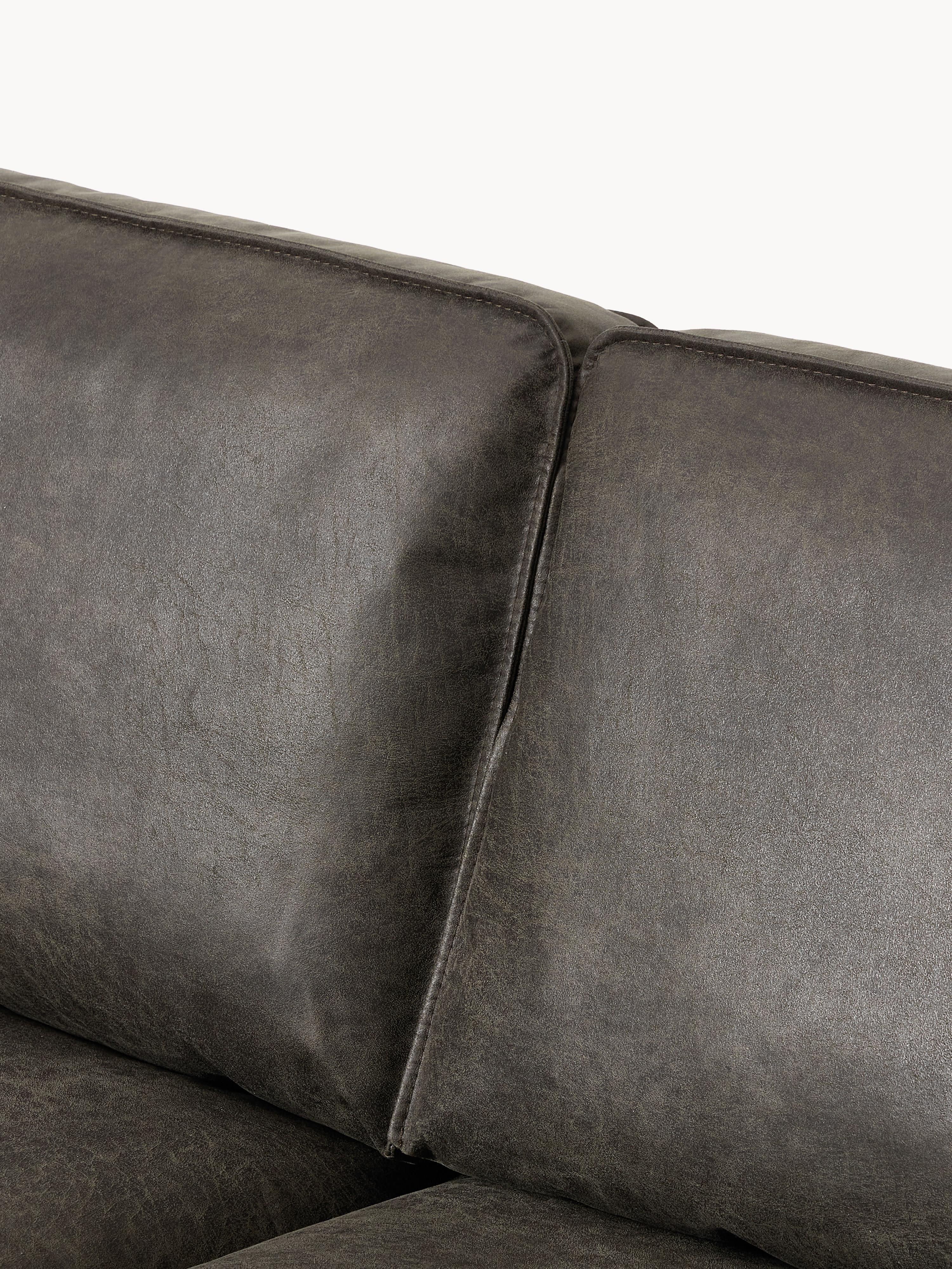 Hunter Leather Corner Sofa (4-seater)