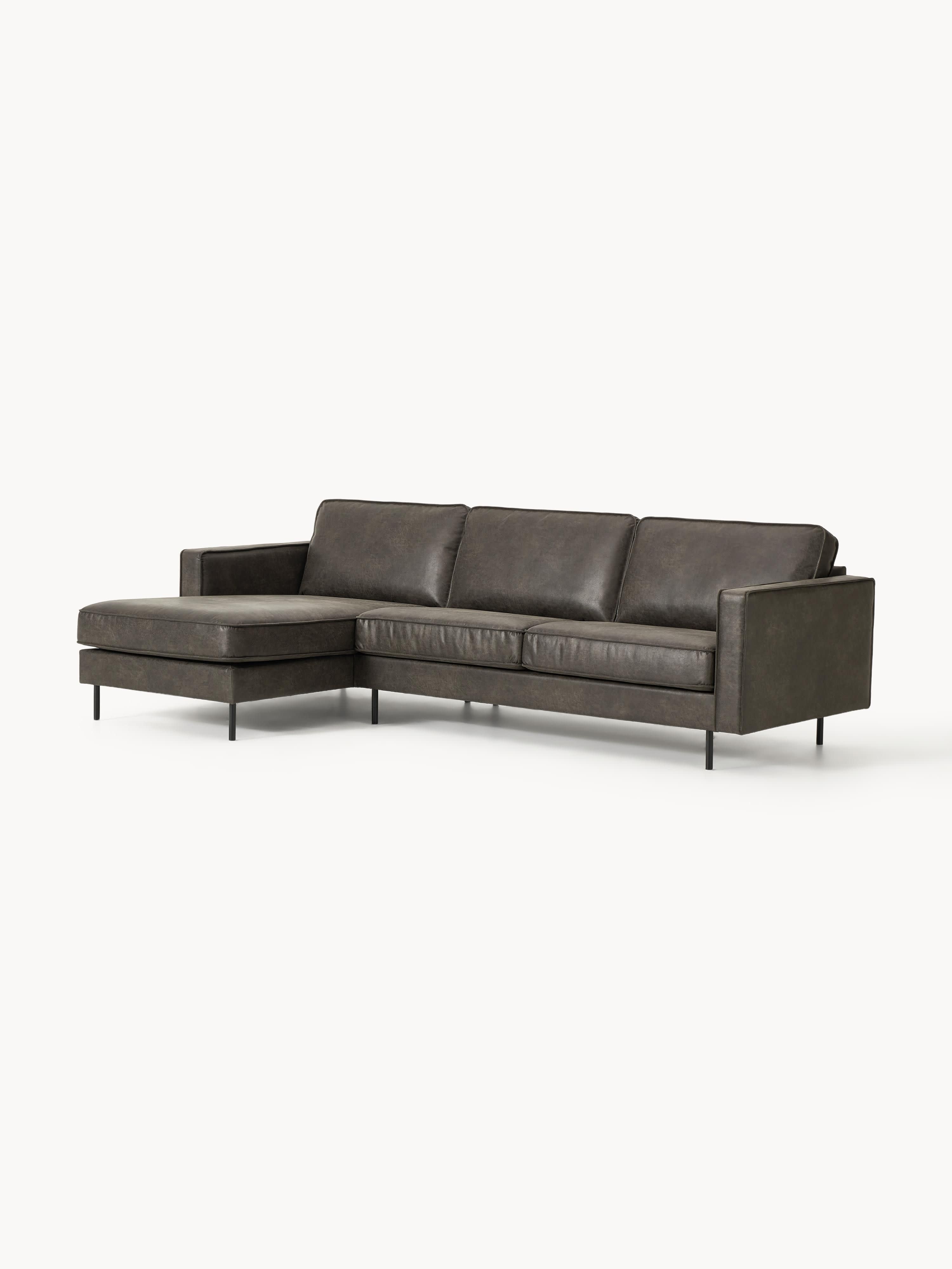 Hunter Leather Corner Sofa (4-seater)