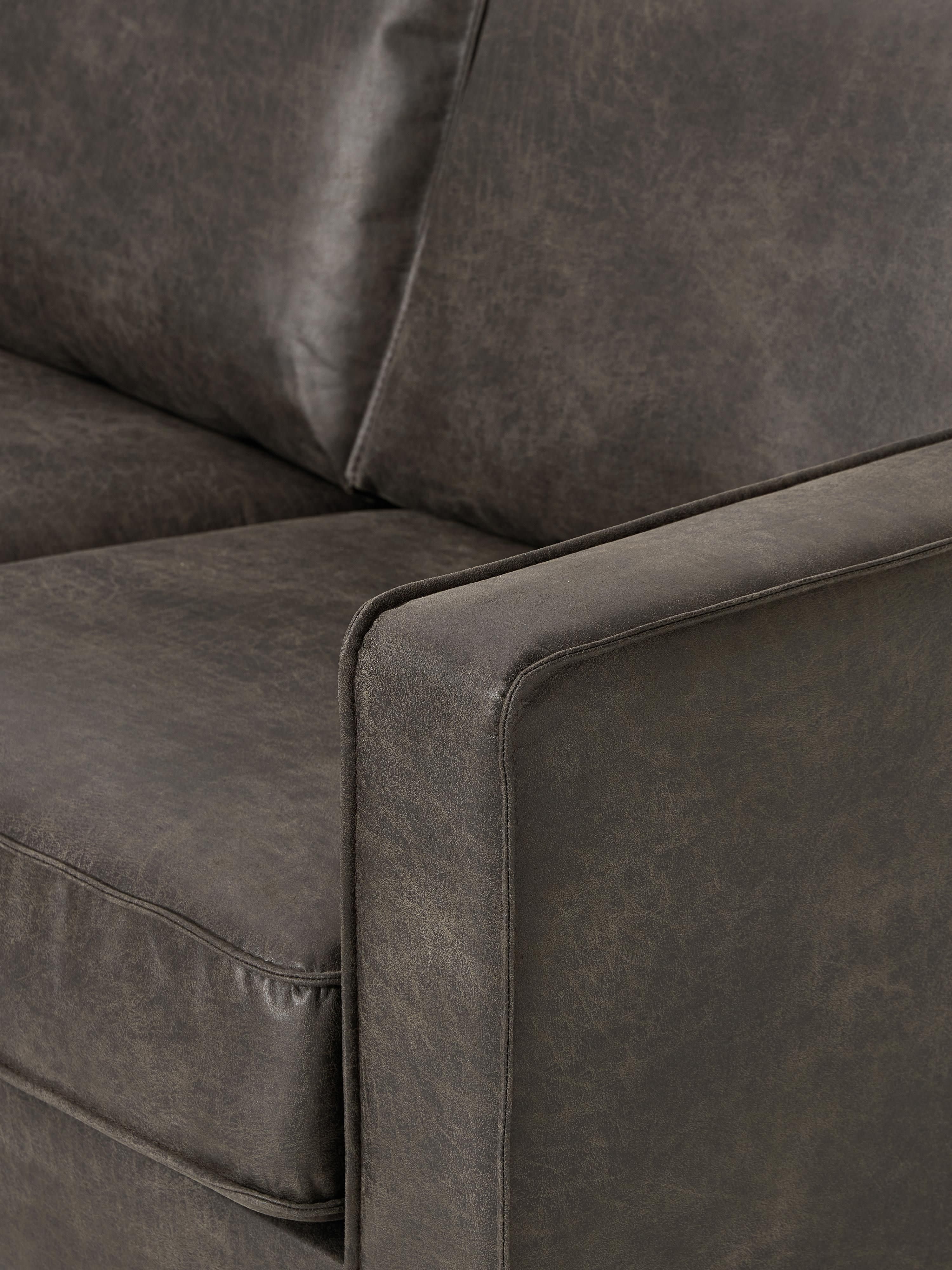 Hunter Leather Corner Sofa (4-seater)