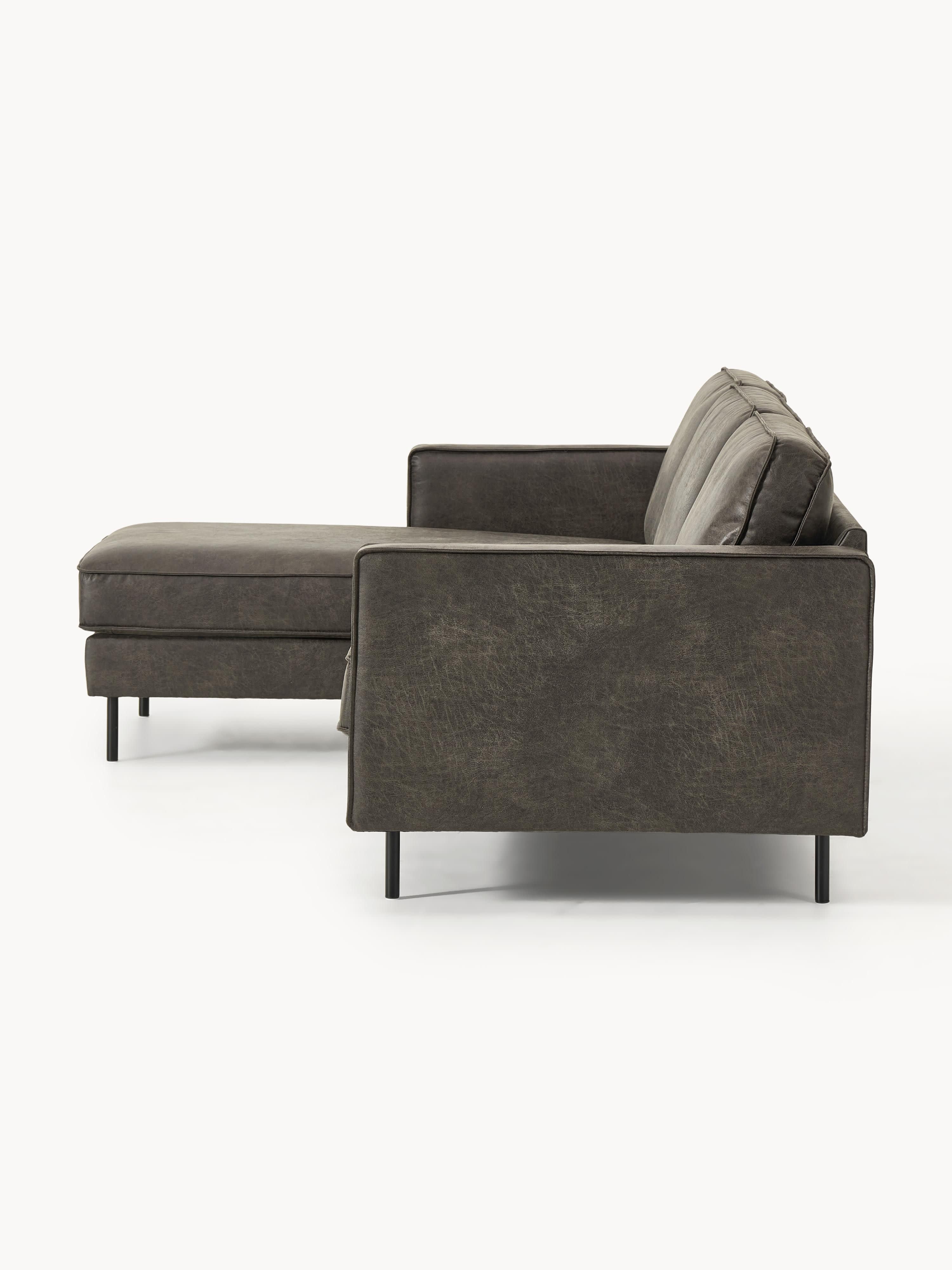 Hunter Leather Corner Sofa (4-seater)