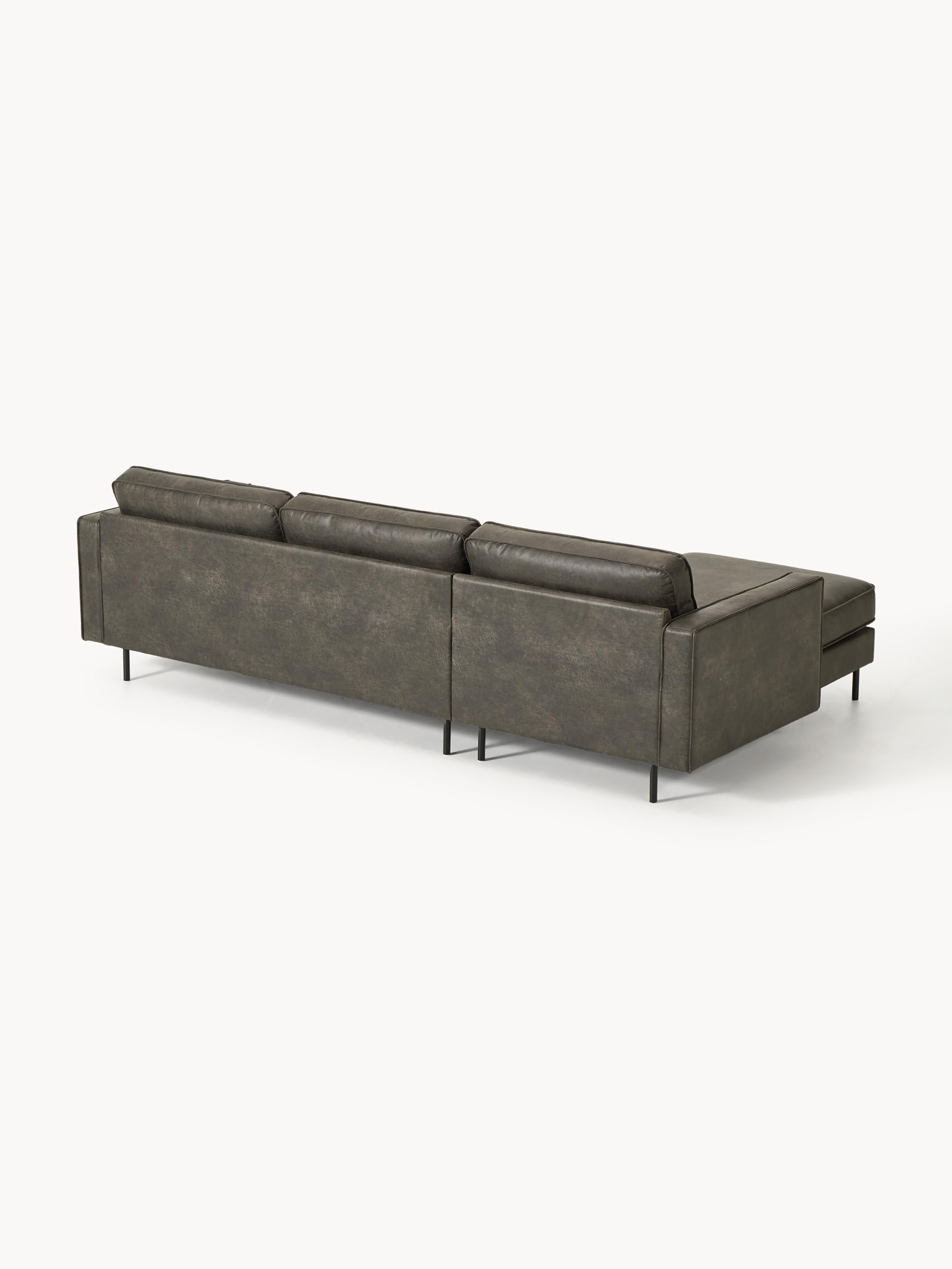 Hunter Leather Corner Sofa (4-seater)