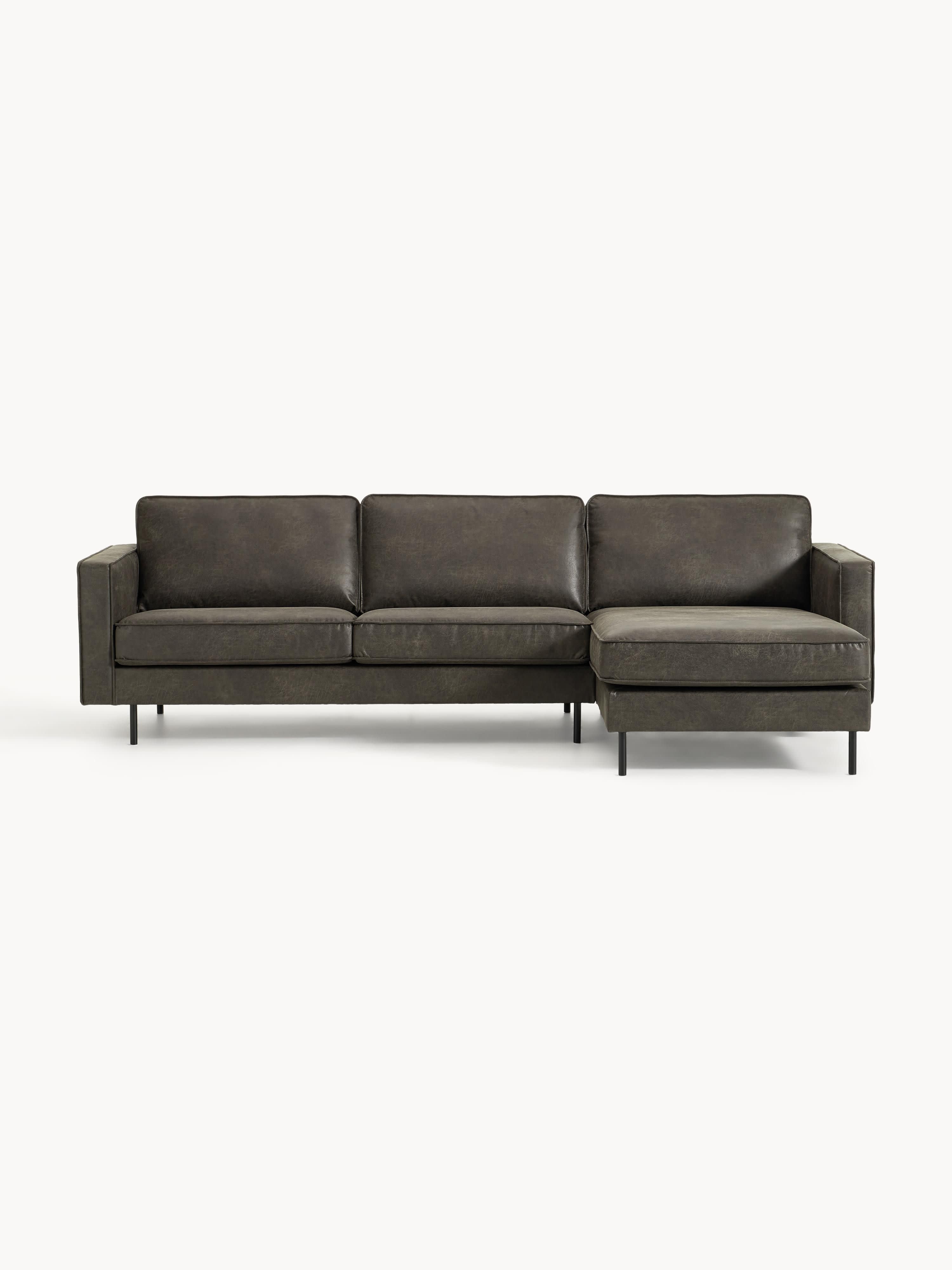 Hunter Leather Corner Sofa (4-seater)