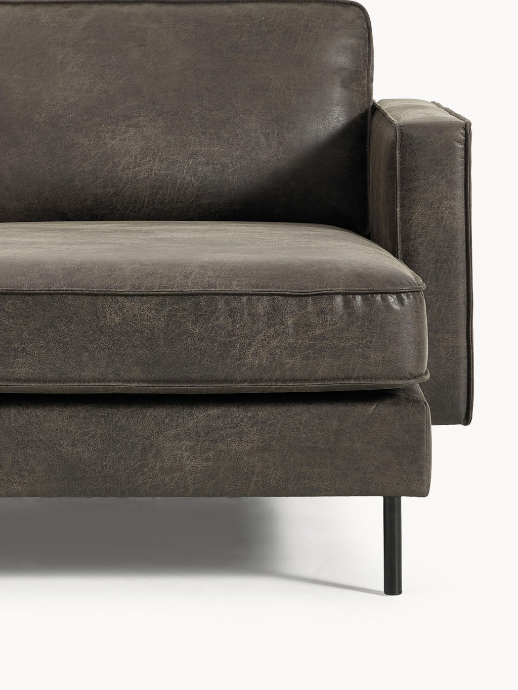 Hunter Leather Corner Sofa (4-seater)