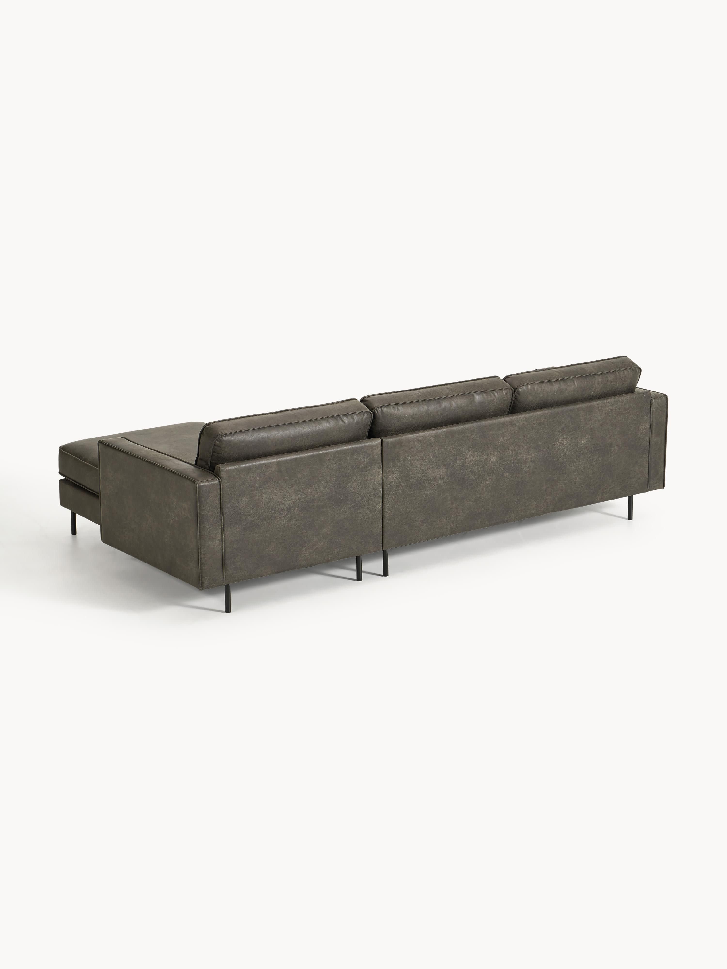 Hunter Leather Corner Sofa (4-seater)