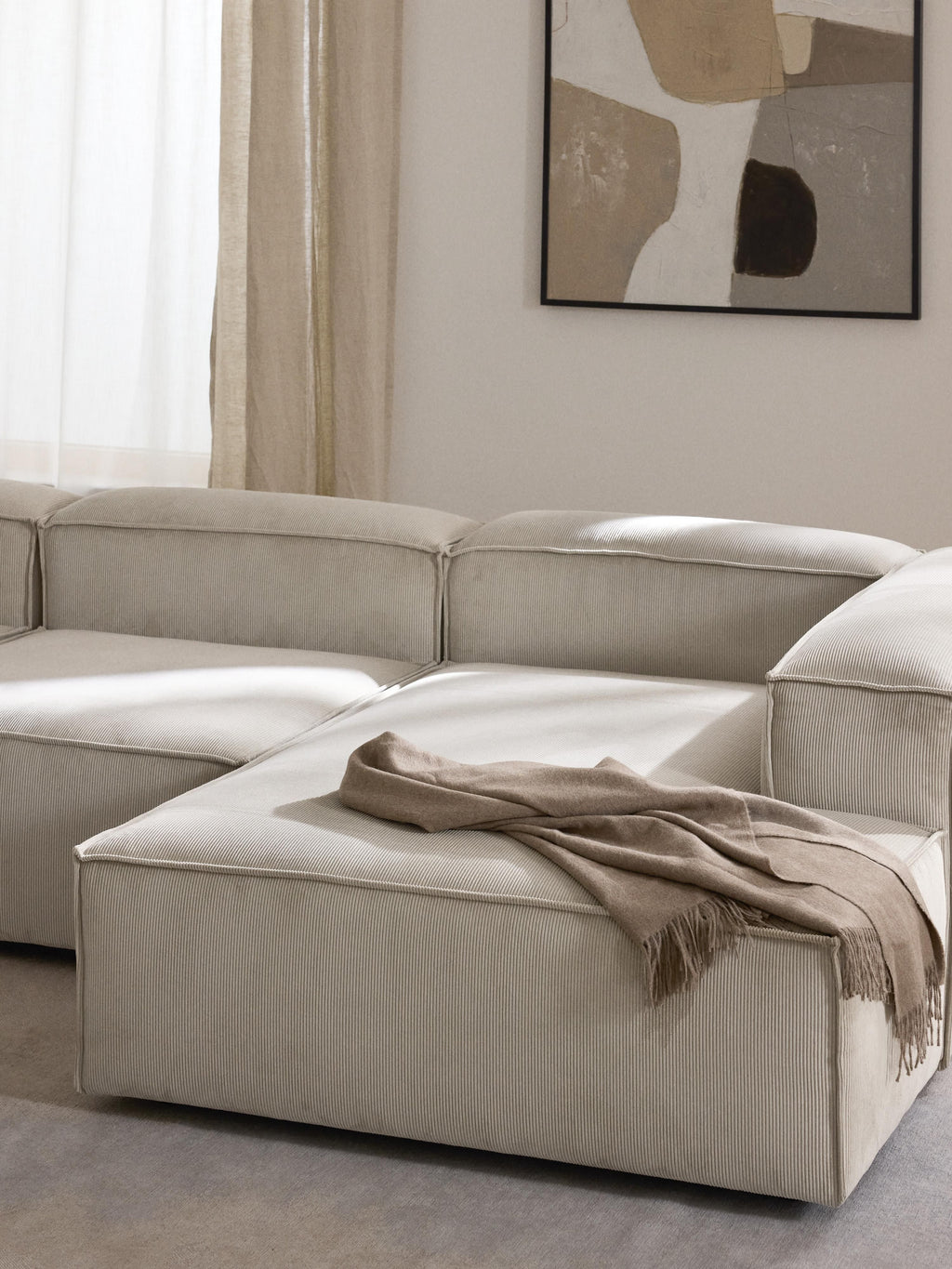 Lennon Corduroy Corner Chaise Module