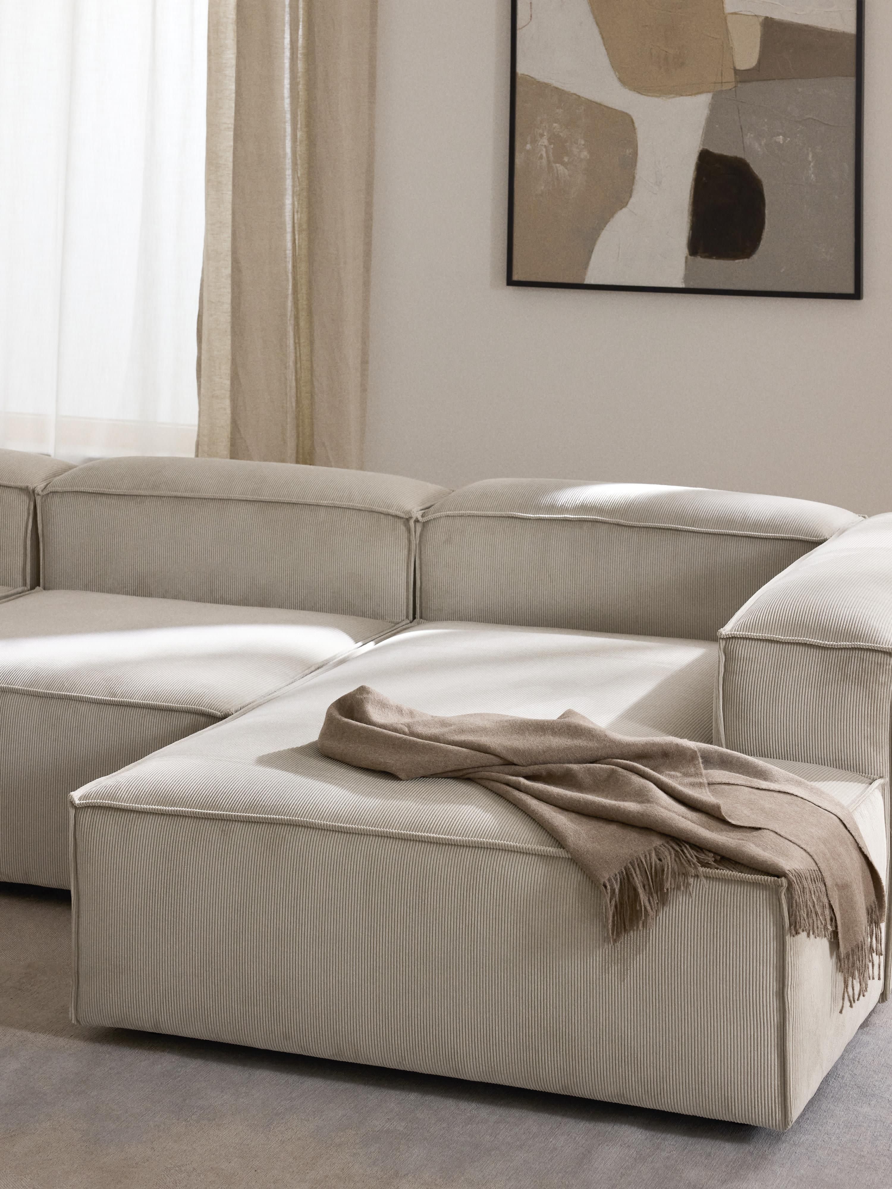 Lennon Corduroy Corner Chaise Module