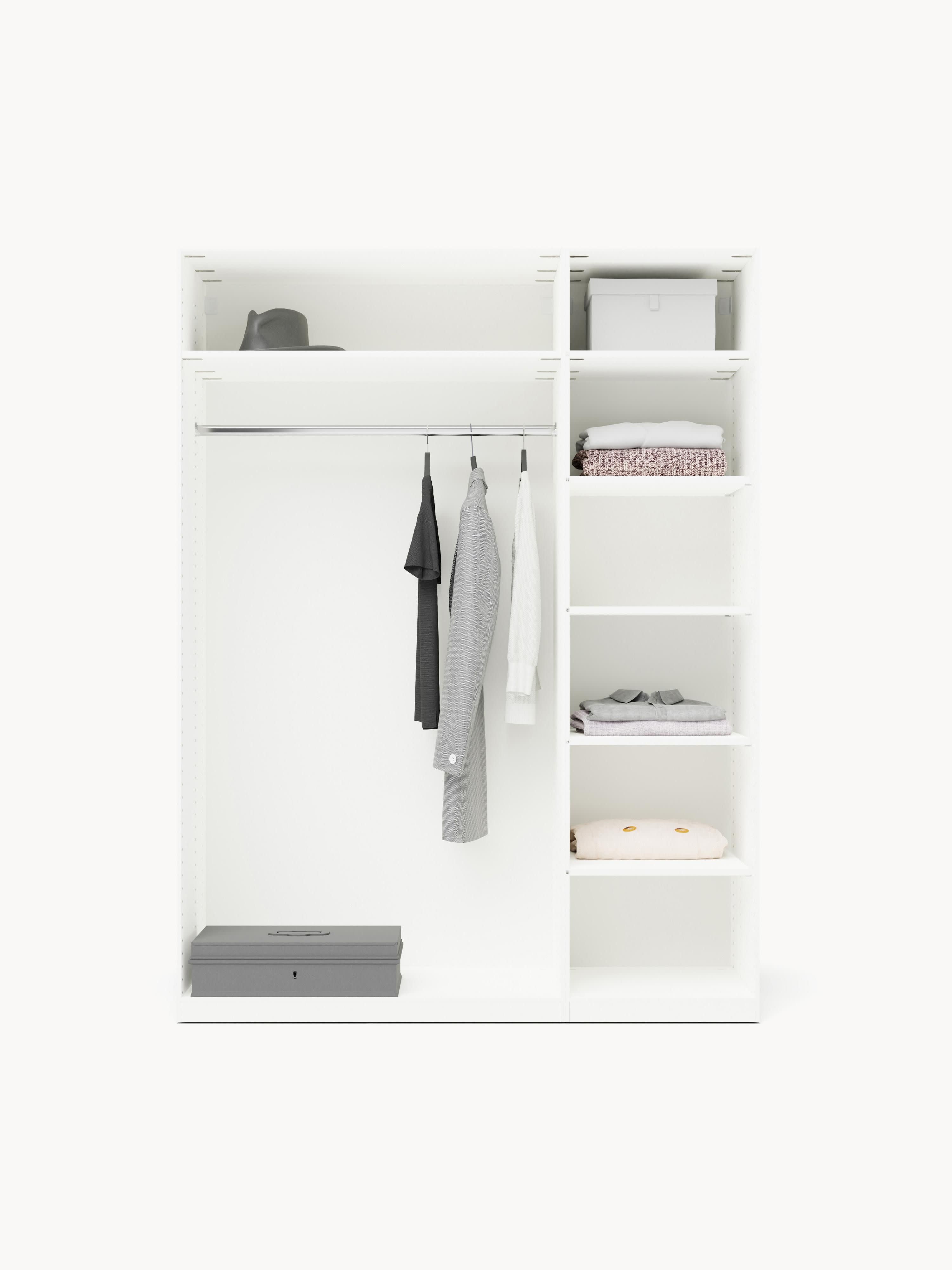 Leon Modular Hinged Door Wardrobe, 150 cm Wide, in various sizes