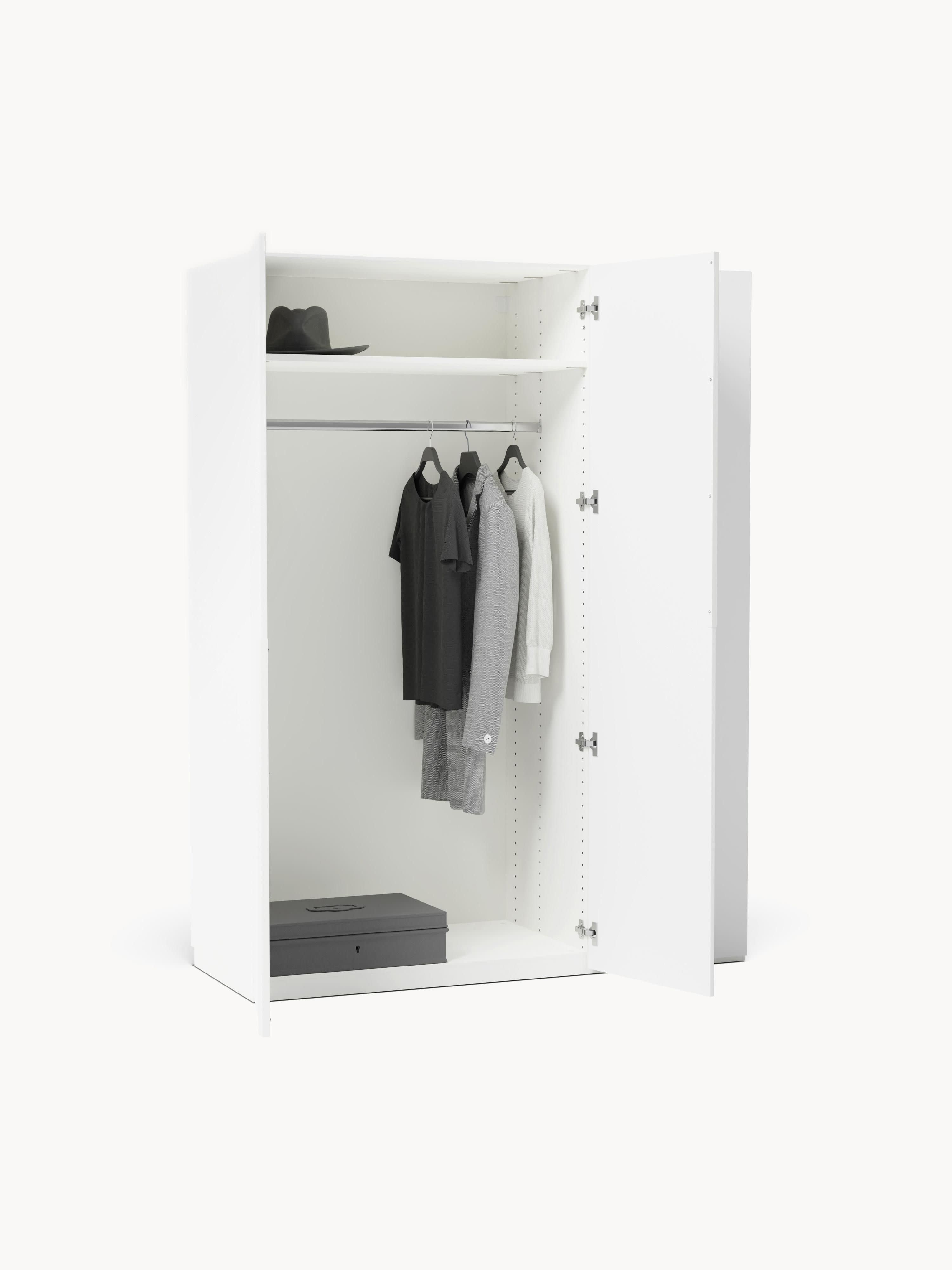 Leon Modular Hinged Door Wardrobe, 150 cm Wide, in various sizes