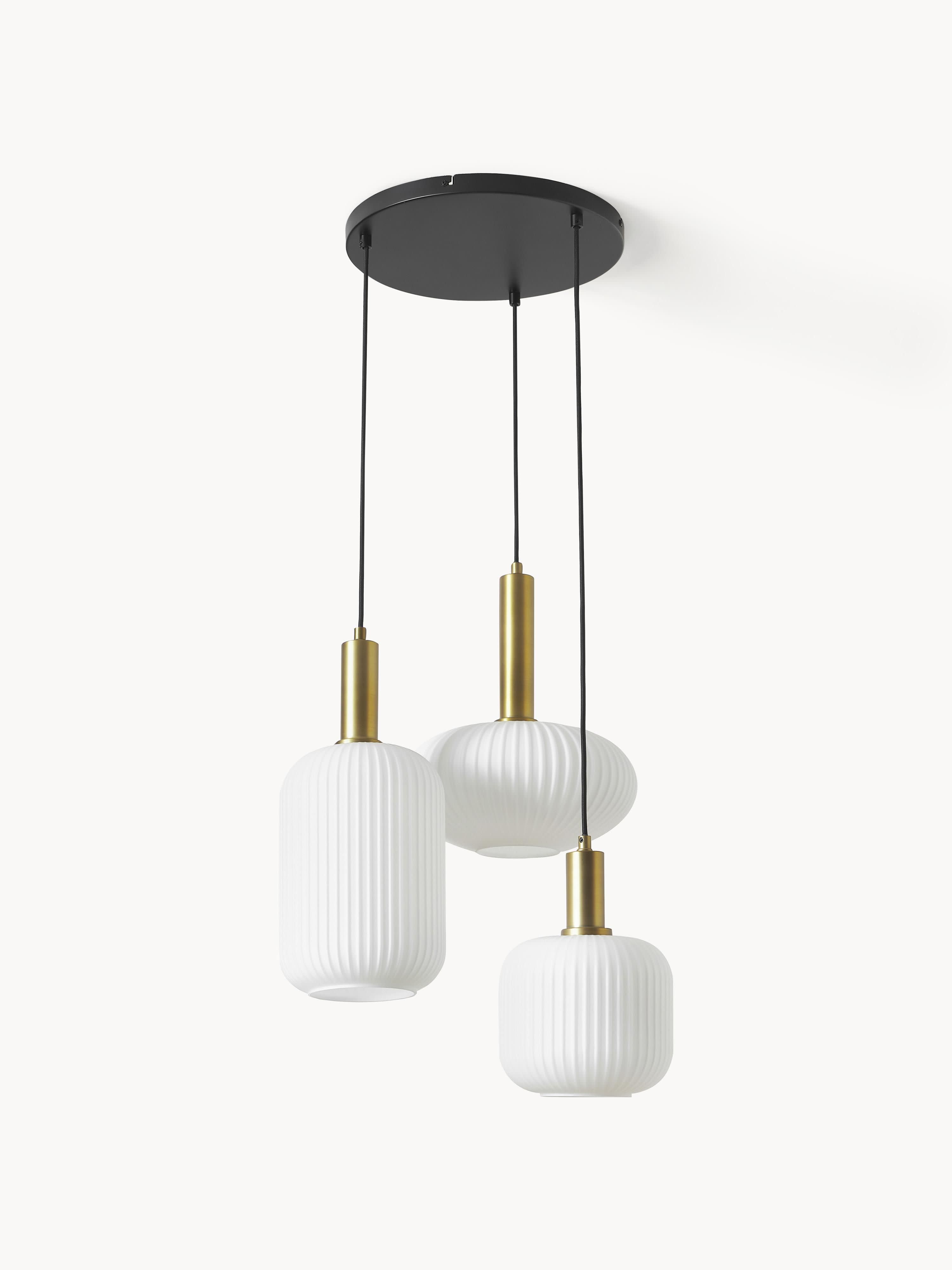 Candela Opal Glass Cluster Pendant Light