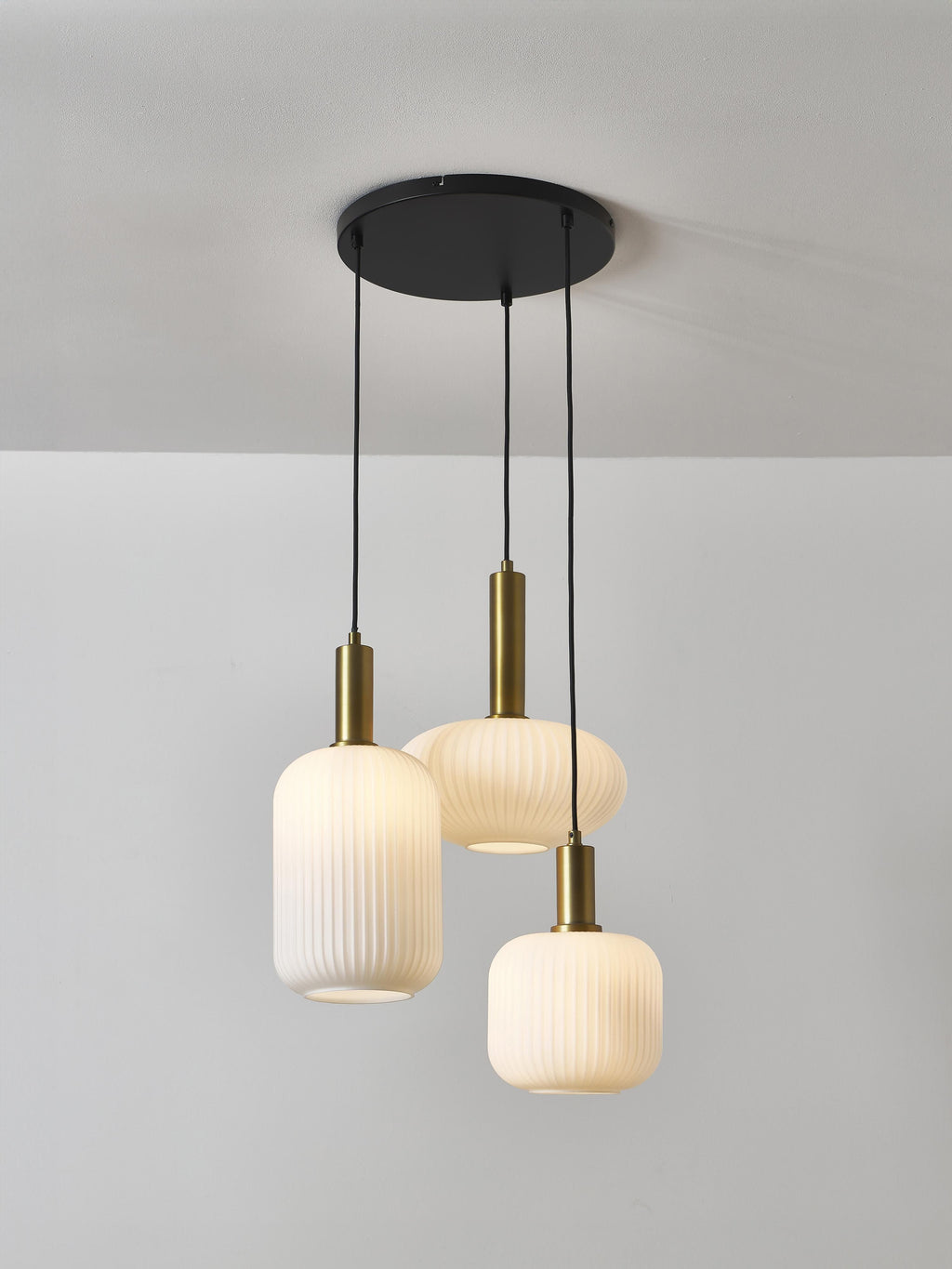 Candela Opal Glass Cluster Pendant Light