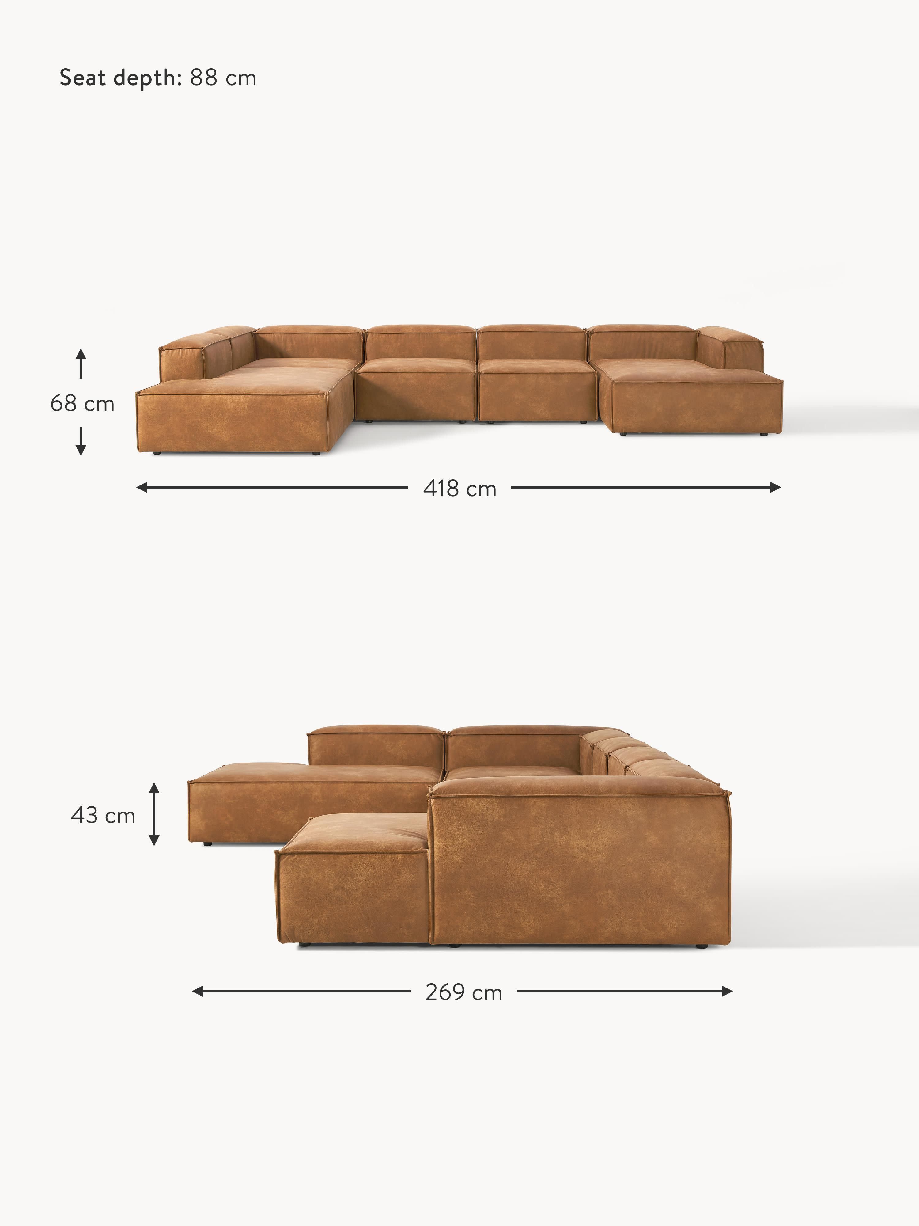 Lennon XL Leather Modular Sofa