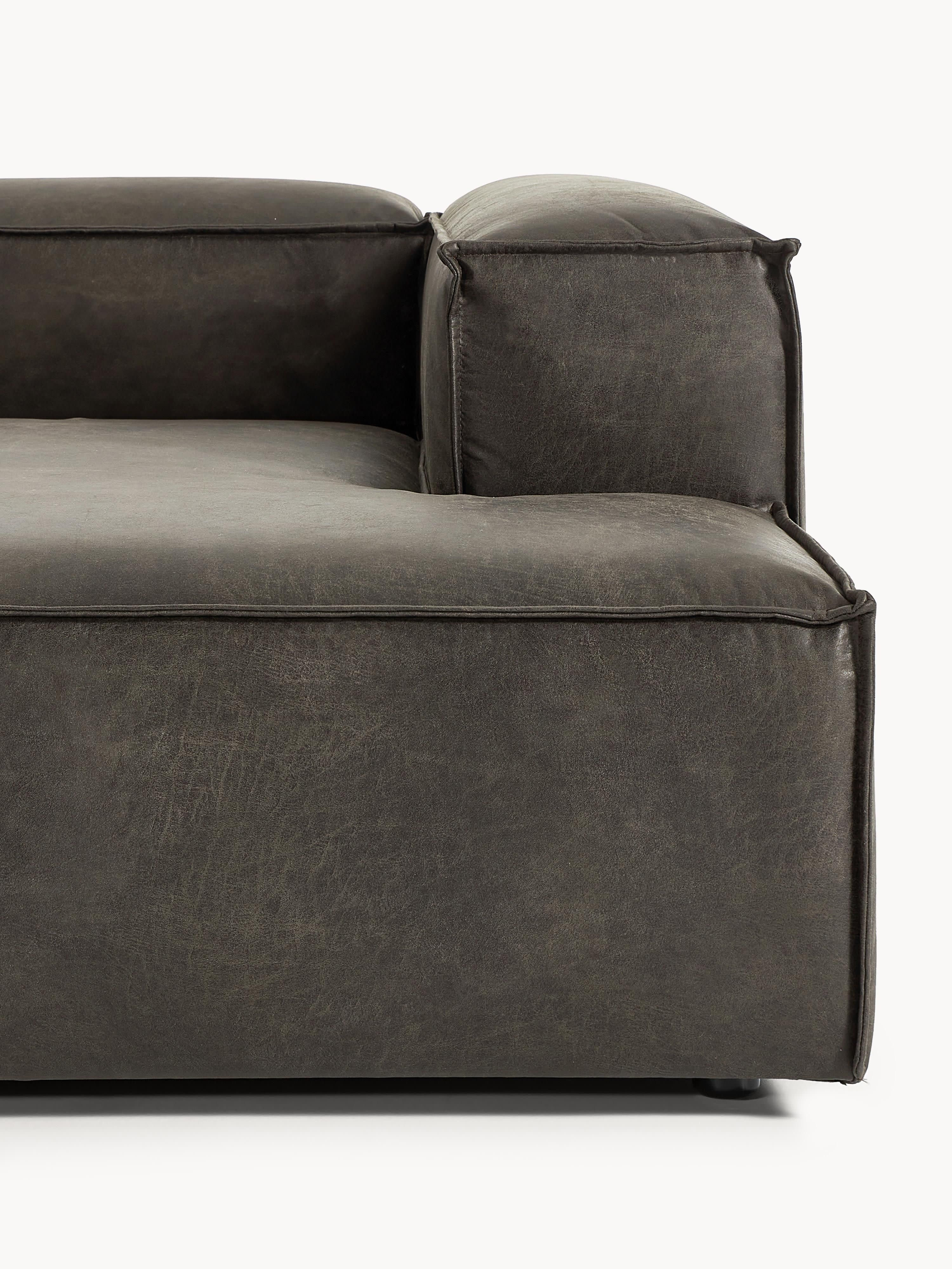 Lennon Leather Corner Chaise Module