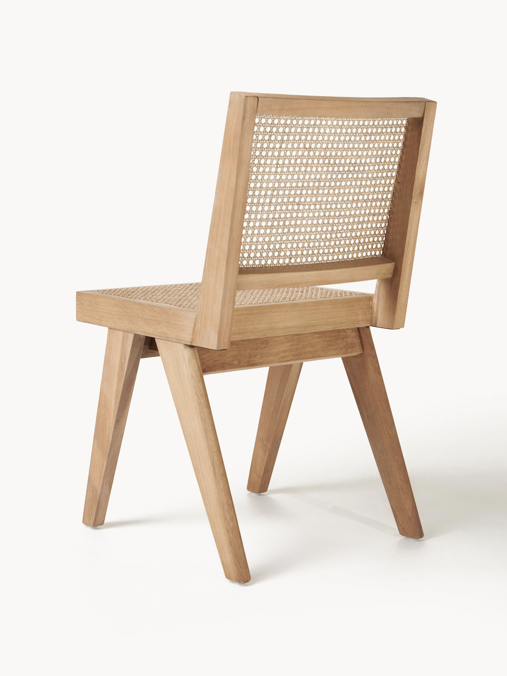 Sissi Wooden Dining Chair with Viennese Wickerwork